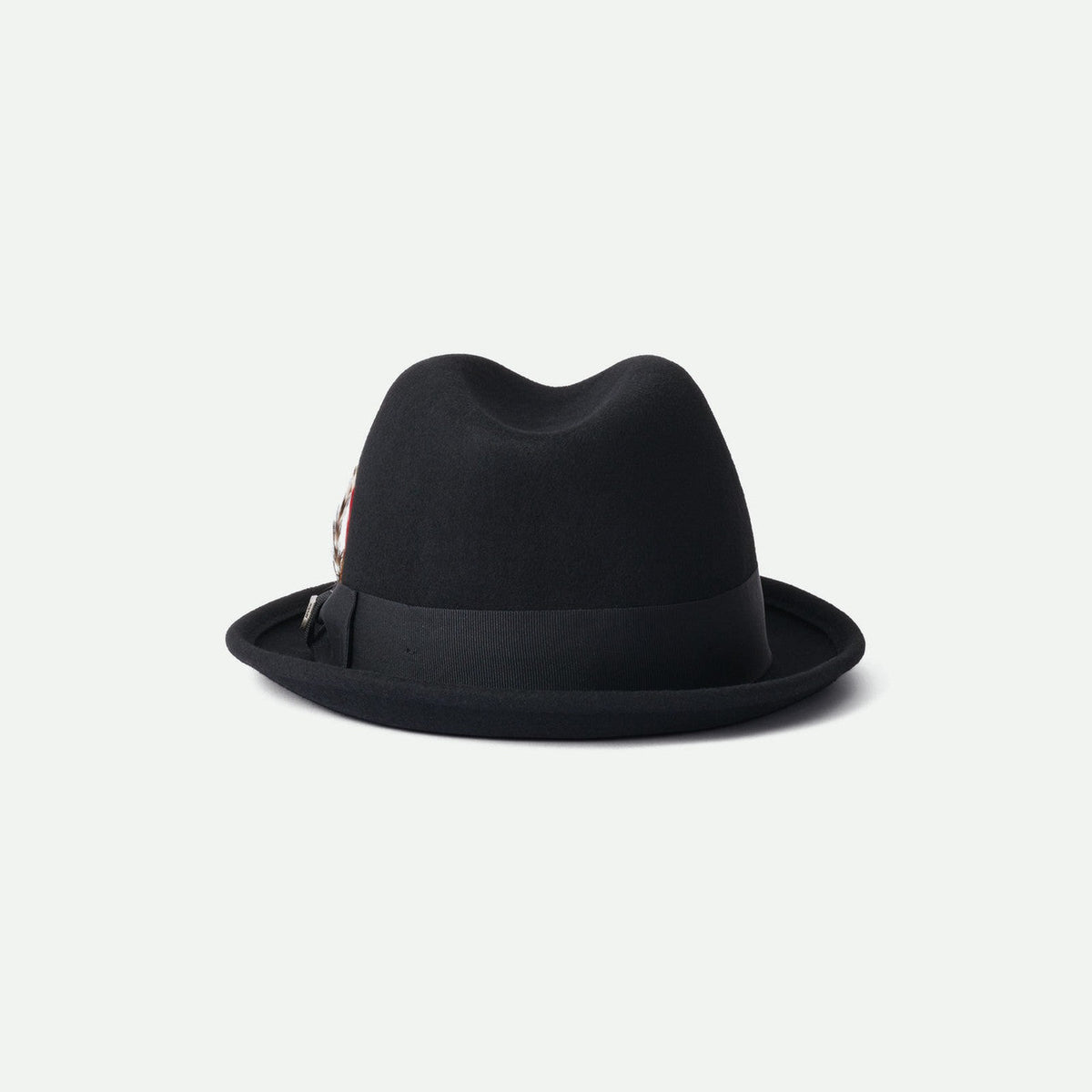 Brixton Wollfilzhut Gain Fedora Schwarz – Abbildung 2