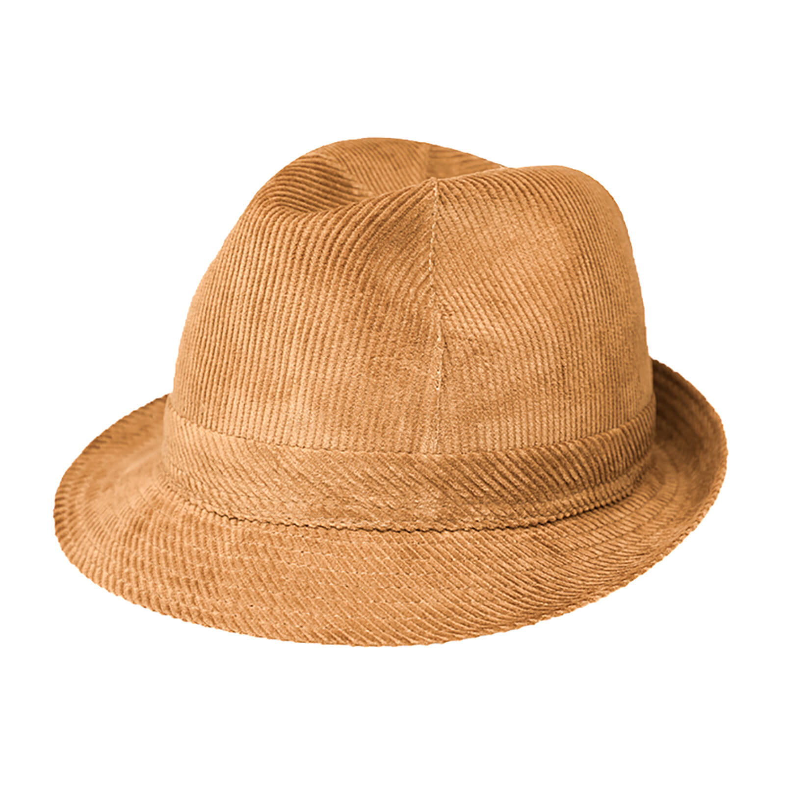 Fiebig Stoffhut Trilby Cord uni Beige