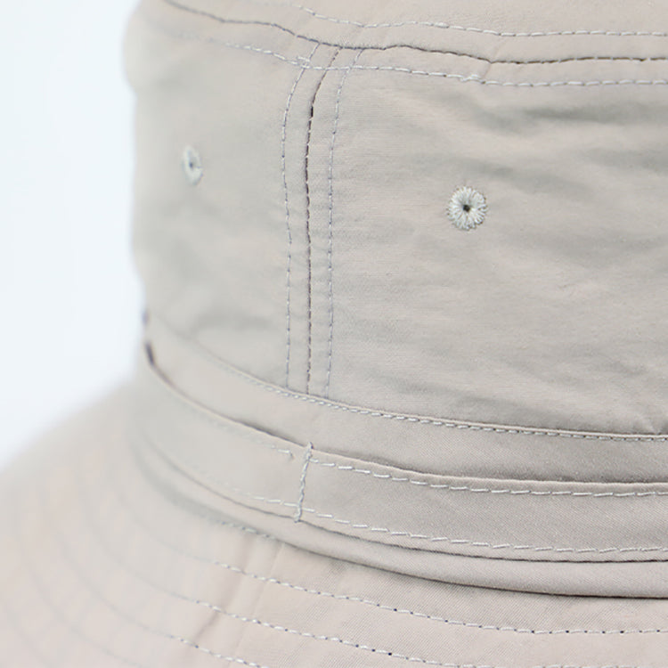 Fiebig Fischerhut uni mit Tunnelzug Beige – Produktansicht