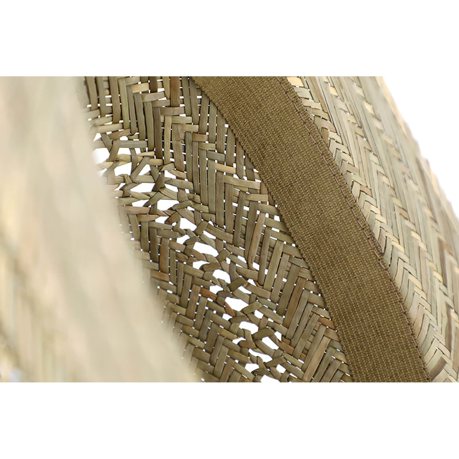 Fiebig Strohhut Traveller mit braunem Ripsband Natur