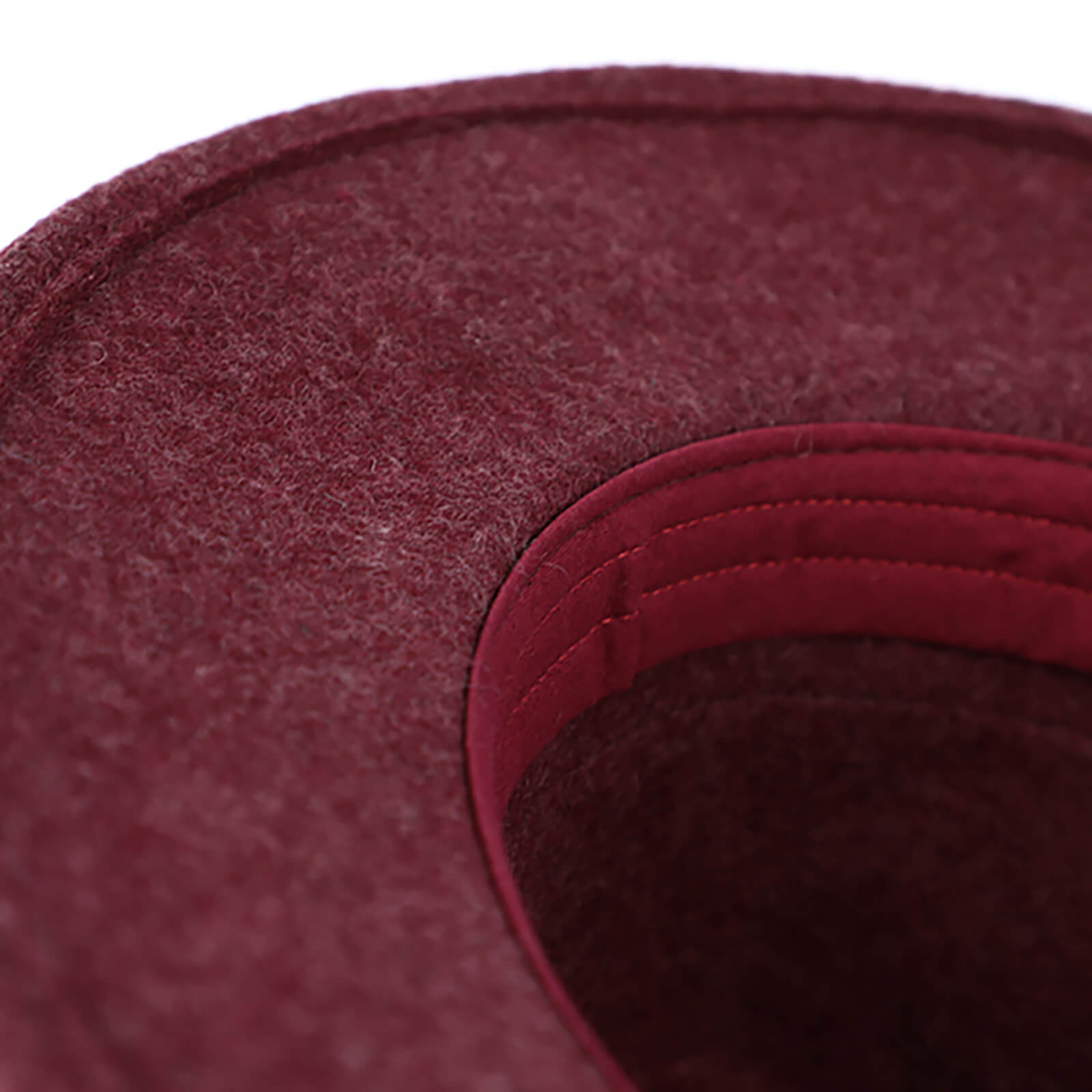 Fiebig Wollfilzhut Traveller melange Bordeaux