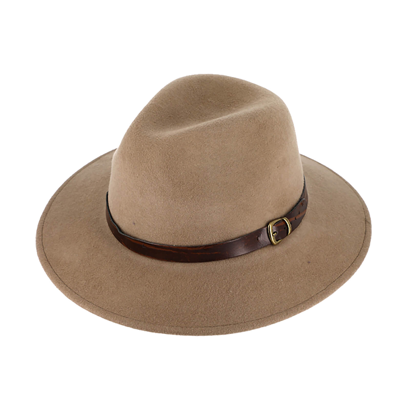 Fiebig Wollfilzhut Traveller Indiana Jones crushable und waterproof Beige
