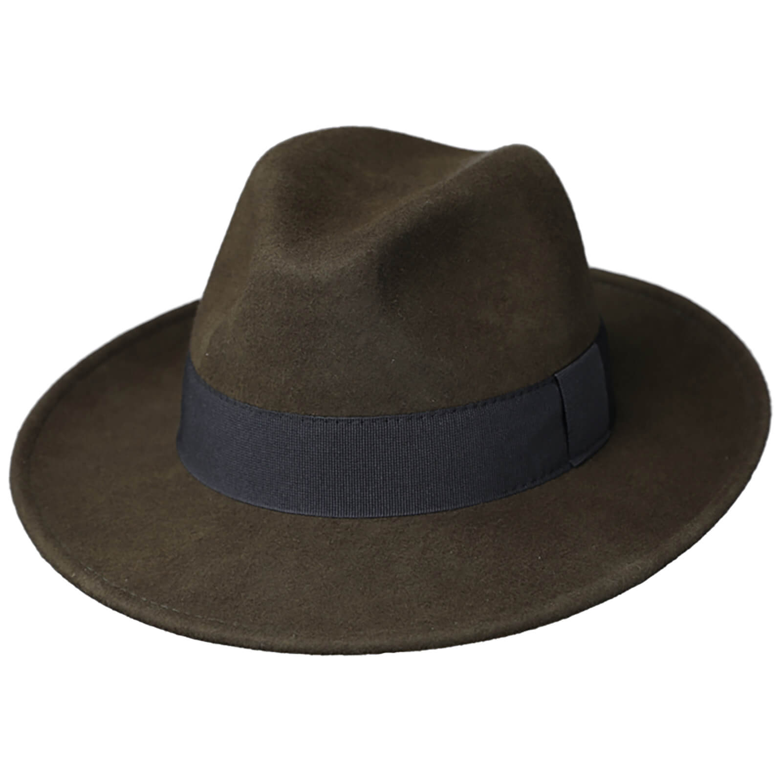 Fiebig Wollfilzhut Fedora waterproof und crushable Oliv