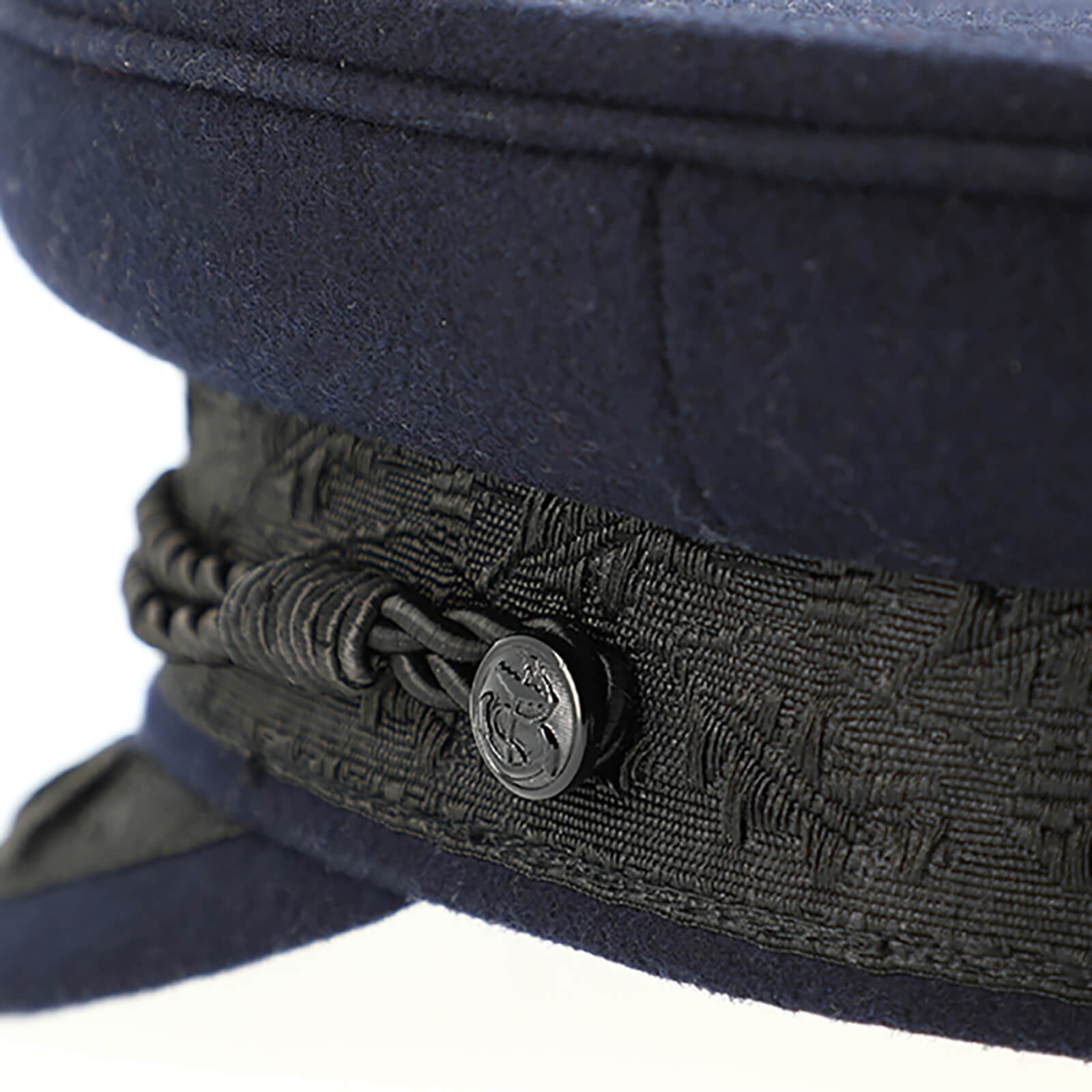 Fiebig Schiffermütze Prinz-Heinrich Schurwolle Marineblau
