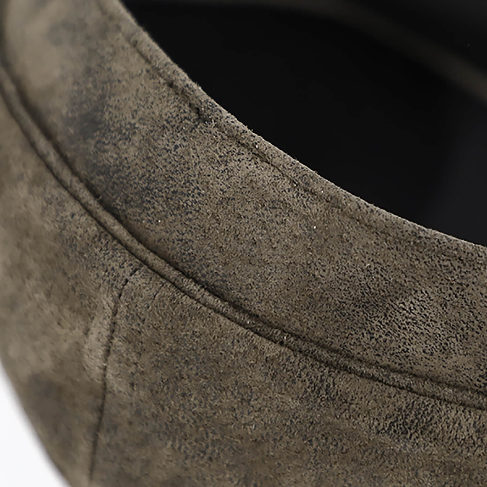 Fiebig 6-Panel Cap Leder Taupe