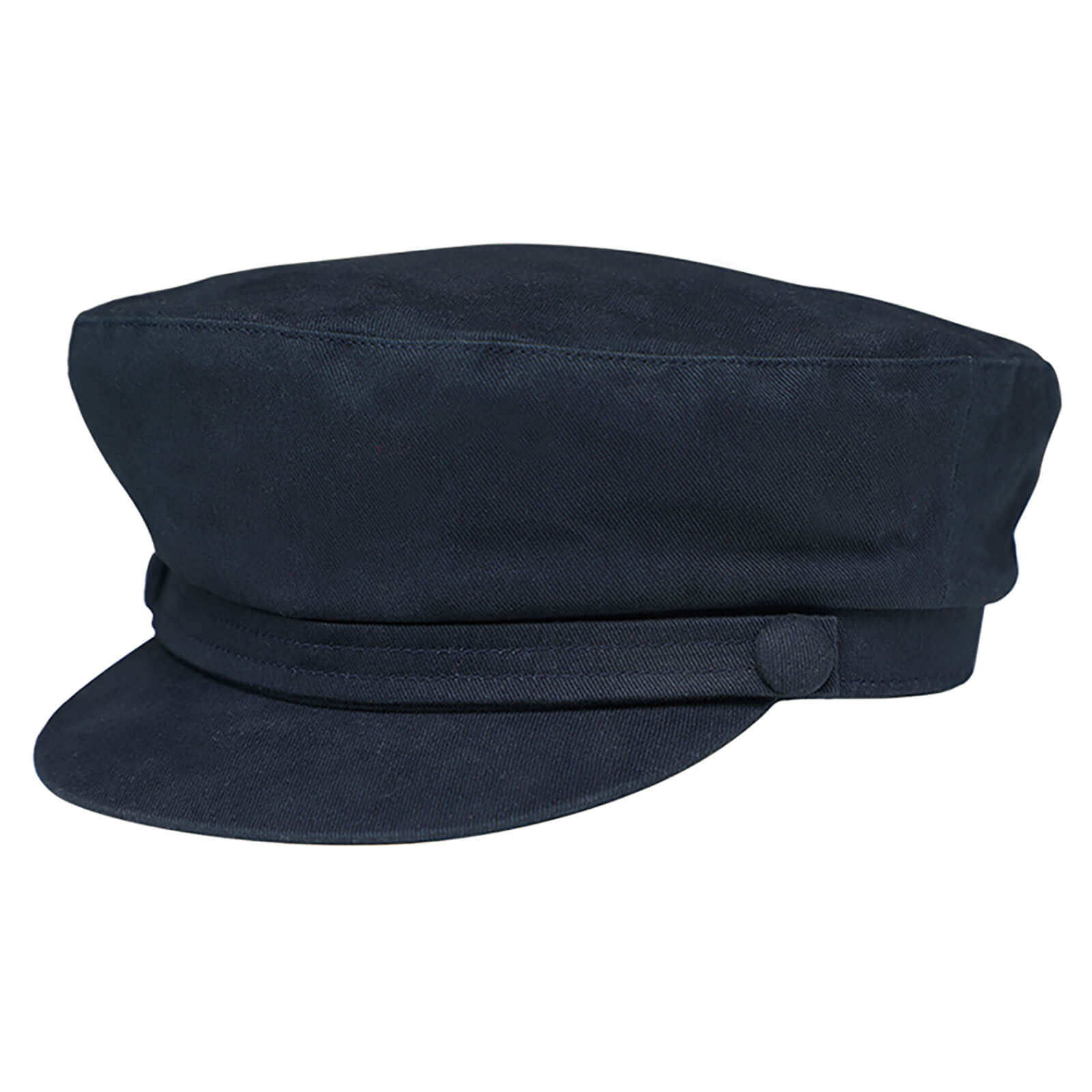 Fiebig Schiffermütze Baumwolle uni Marineblau