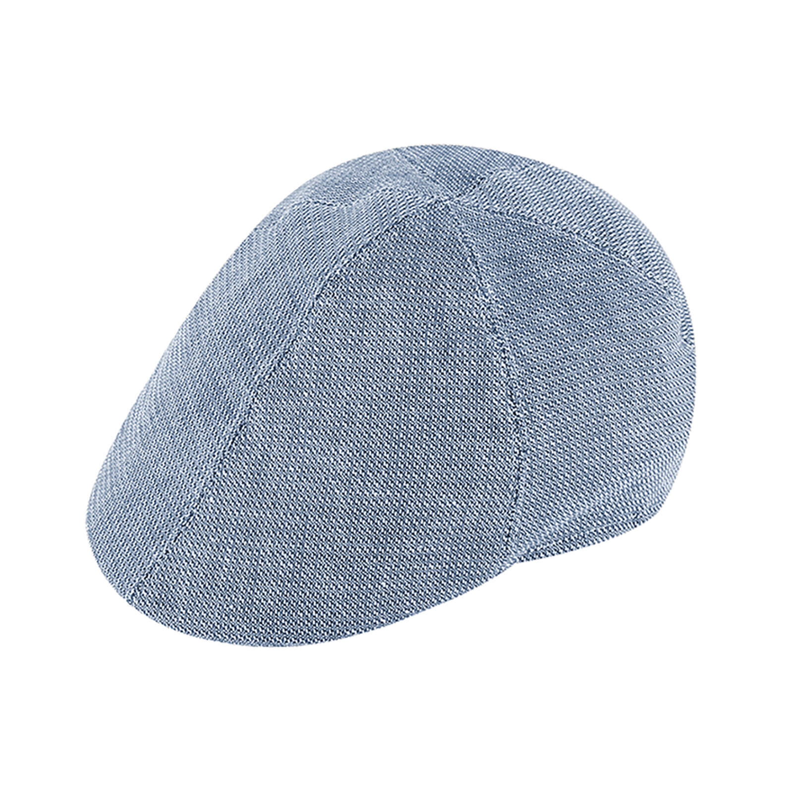 Fiebig 6-Panel Cap Leinen melange Jeansblau