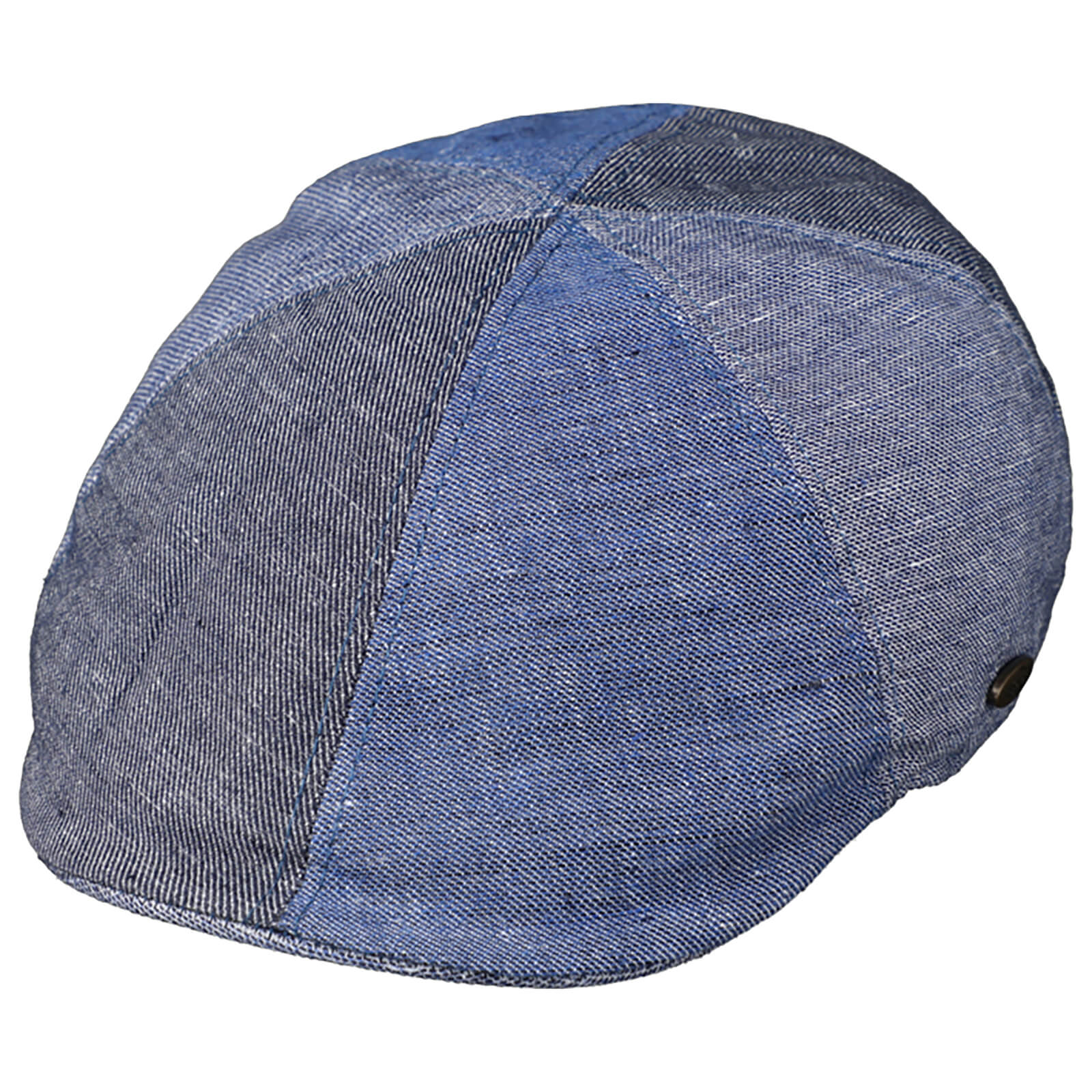 Fiebig 6-Panel Cap Leinen Jeansblau