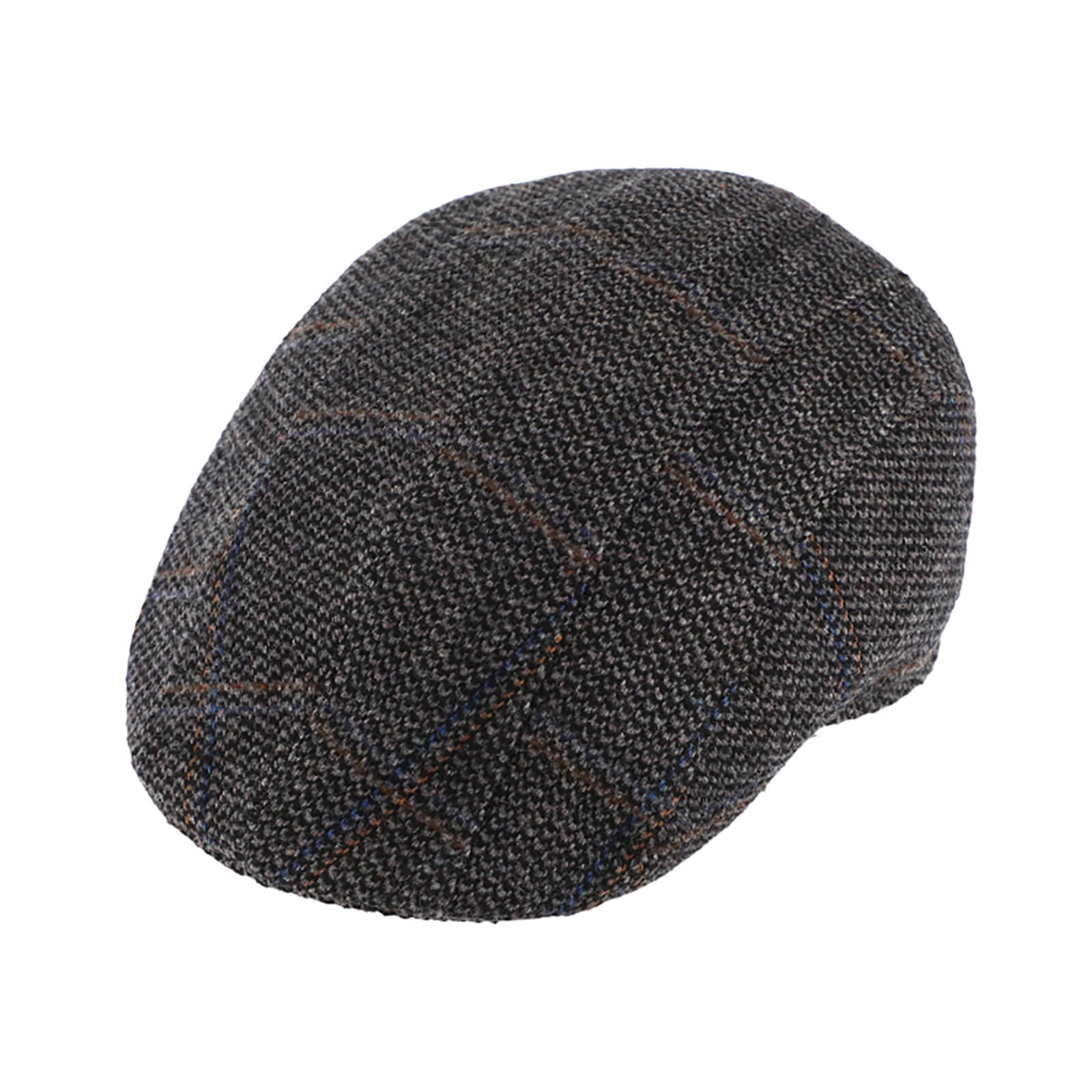 Fiebig Flatcap Längspanel meliert Anthrazit