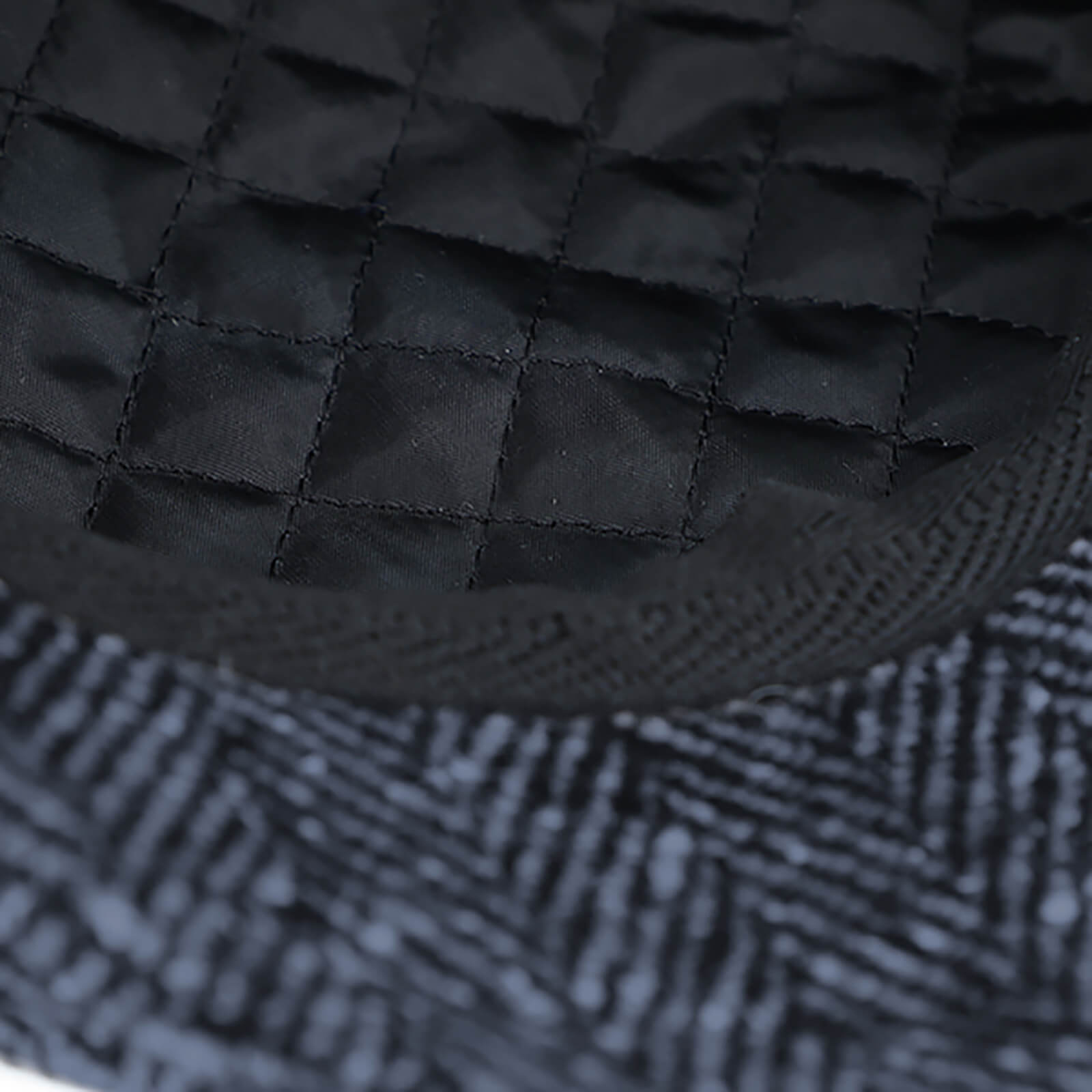 Fiebig Flatcap Herringbone mit Ohrenklappen Marineblau
