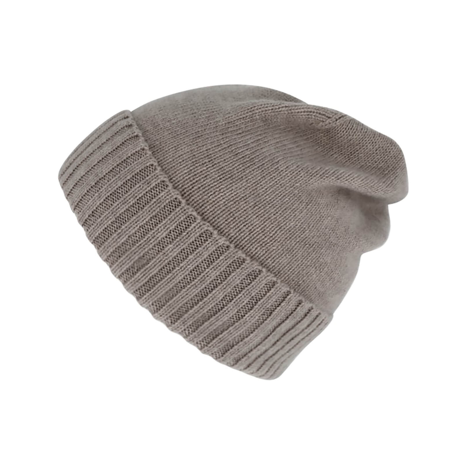 Fiebig Strickmütze Beanie Merino Rippenstrick