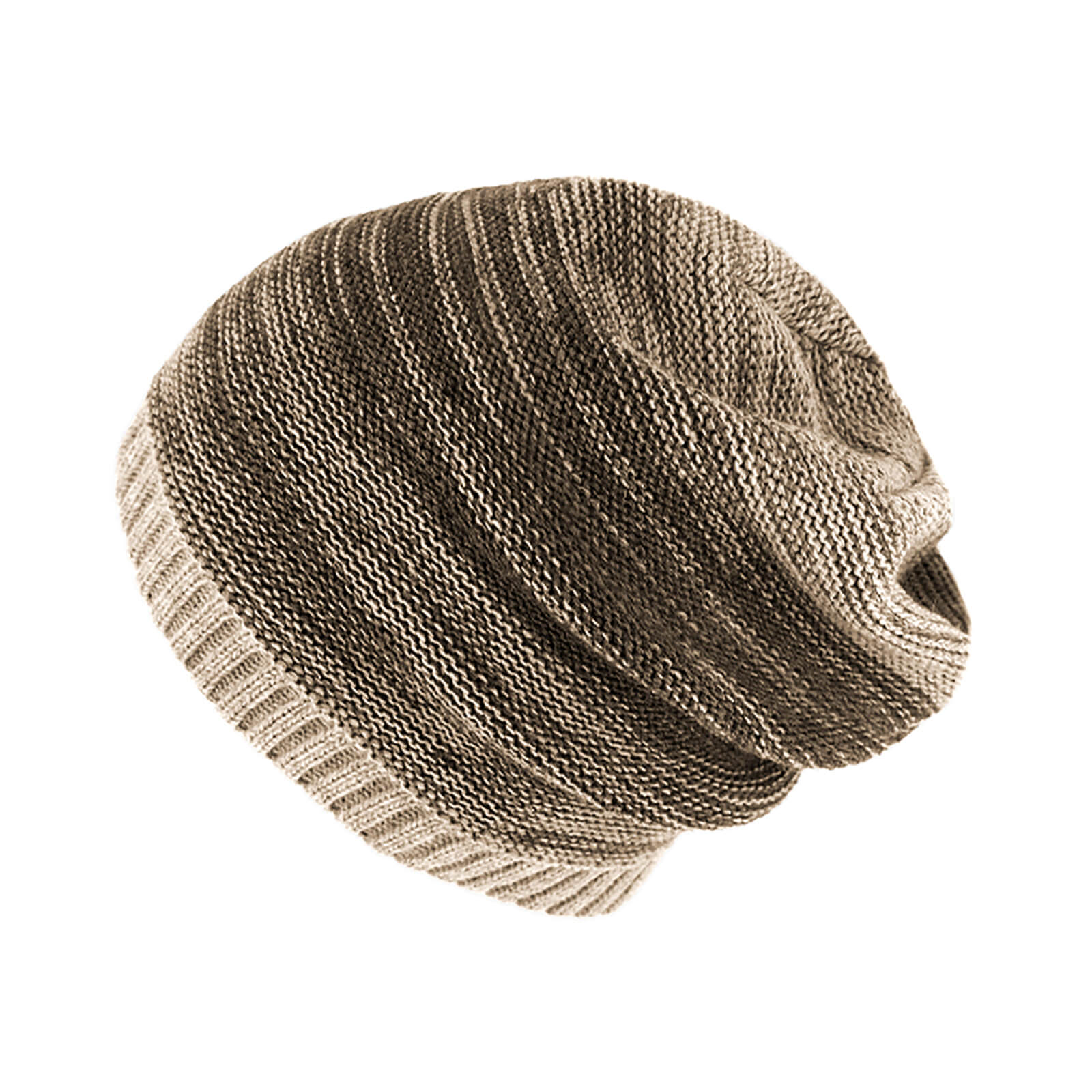 Fiebig Strickbeanie melange mit Rippbund