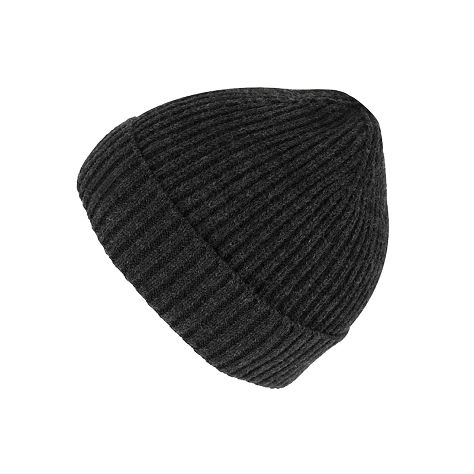Fiebig Strickmütze Beanie uni mit Kaschmir