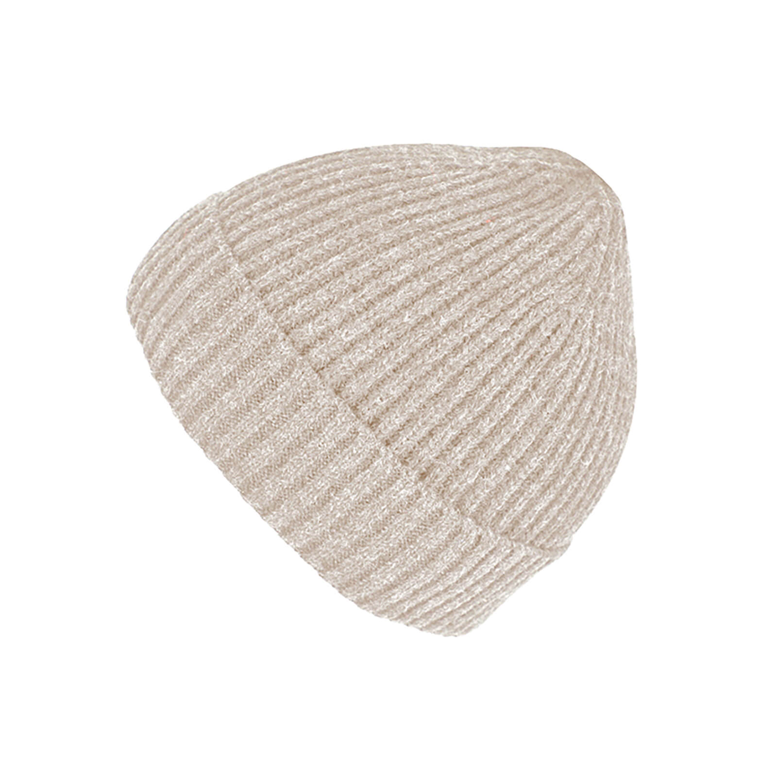 Fiebig Strickmütze Beanie uni mit Kaschmir