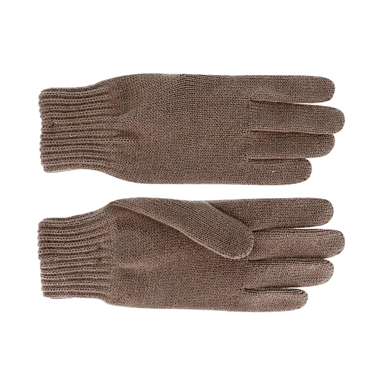 Fiebig Strickhandschuhe uni Taupe