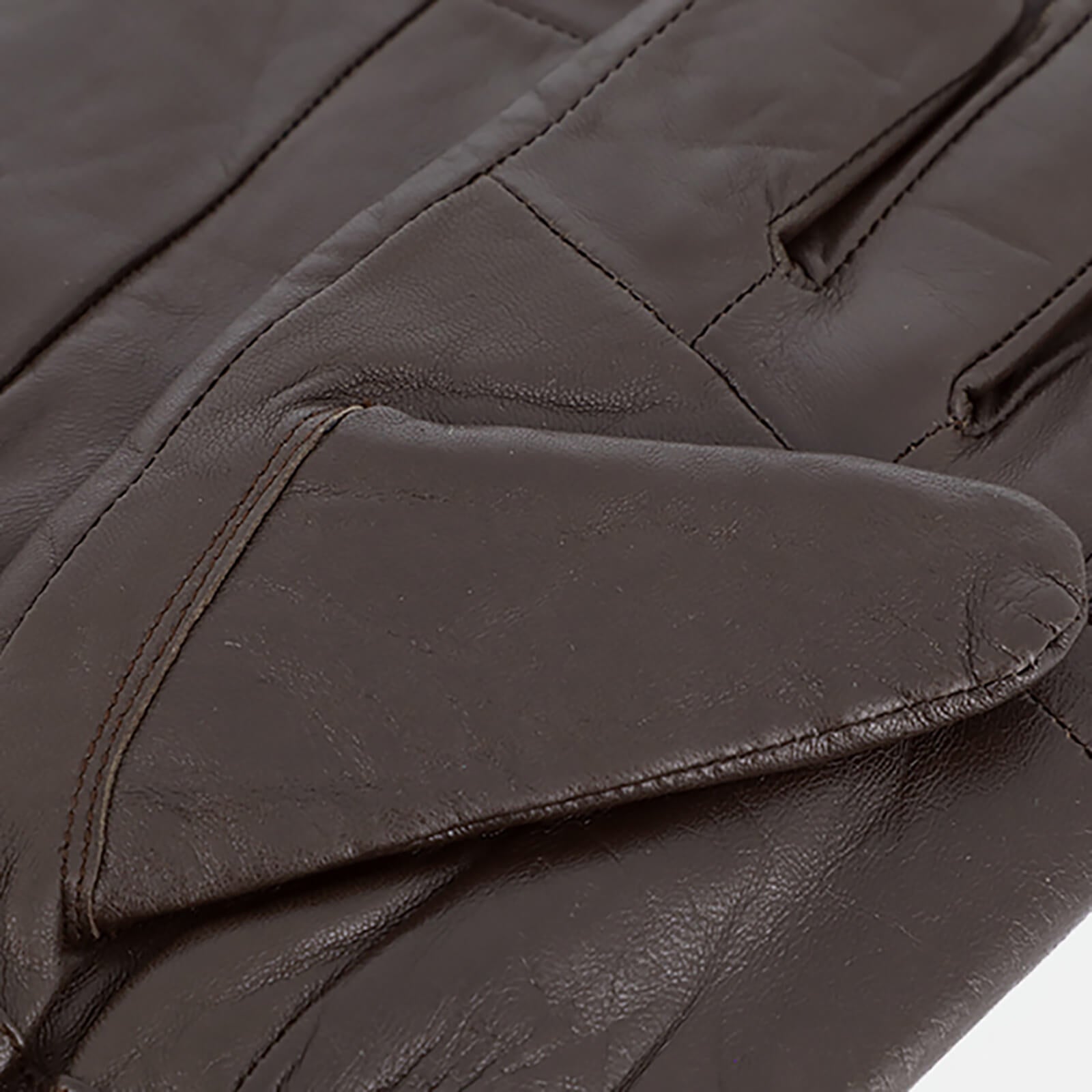 Fiebig Handschuhe Leder mit Futter Braun
