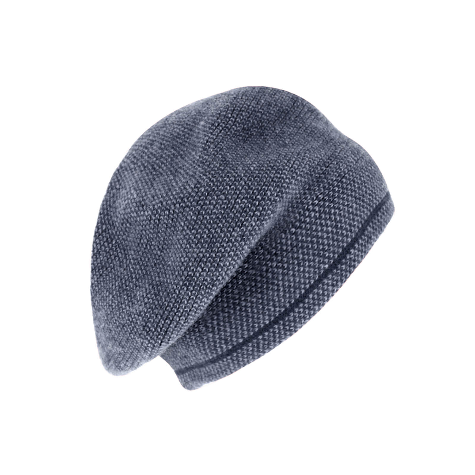 Fiebig Strickmütze Baske Wolle melange