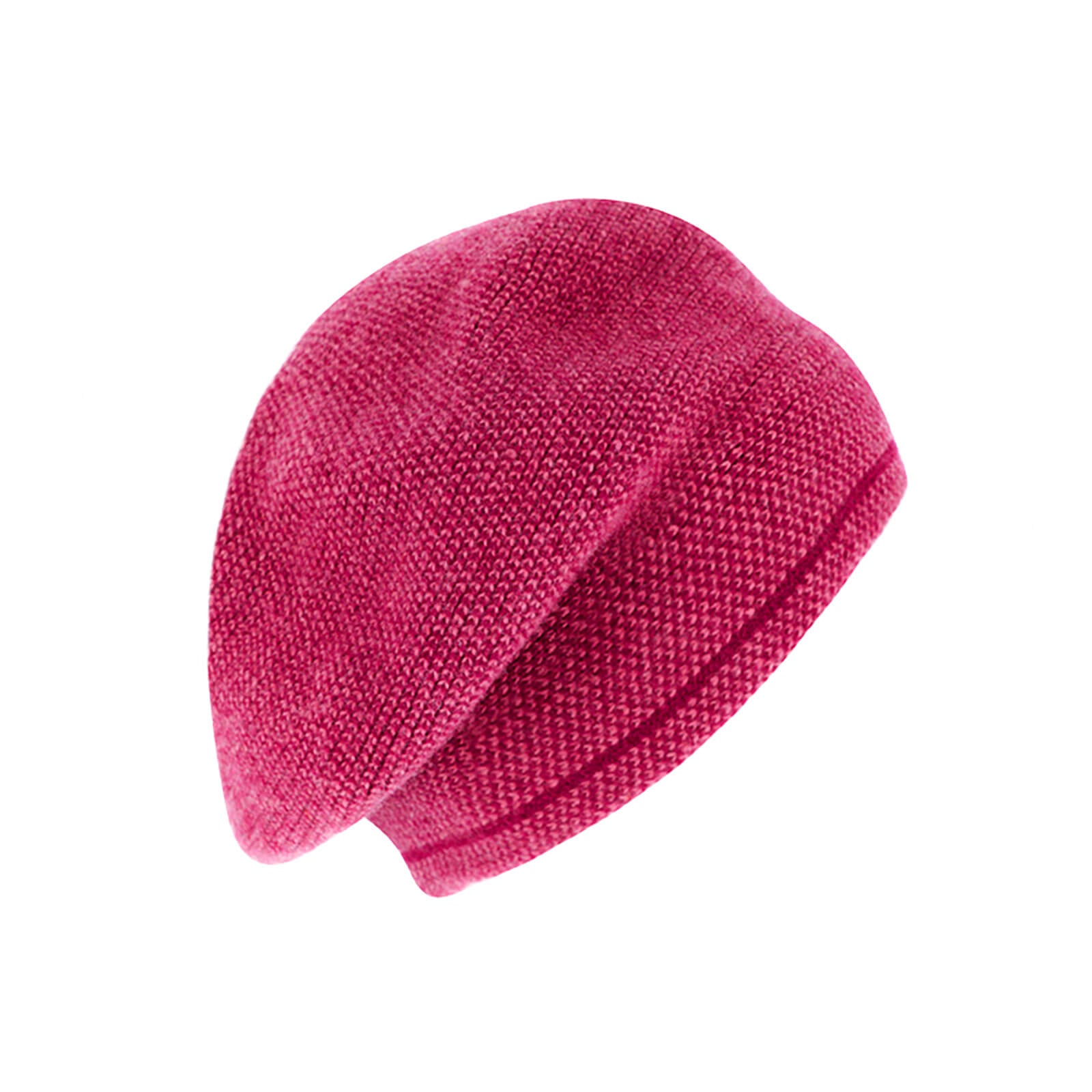 Fiebig Strickmütze Baske Wolle melange