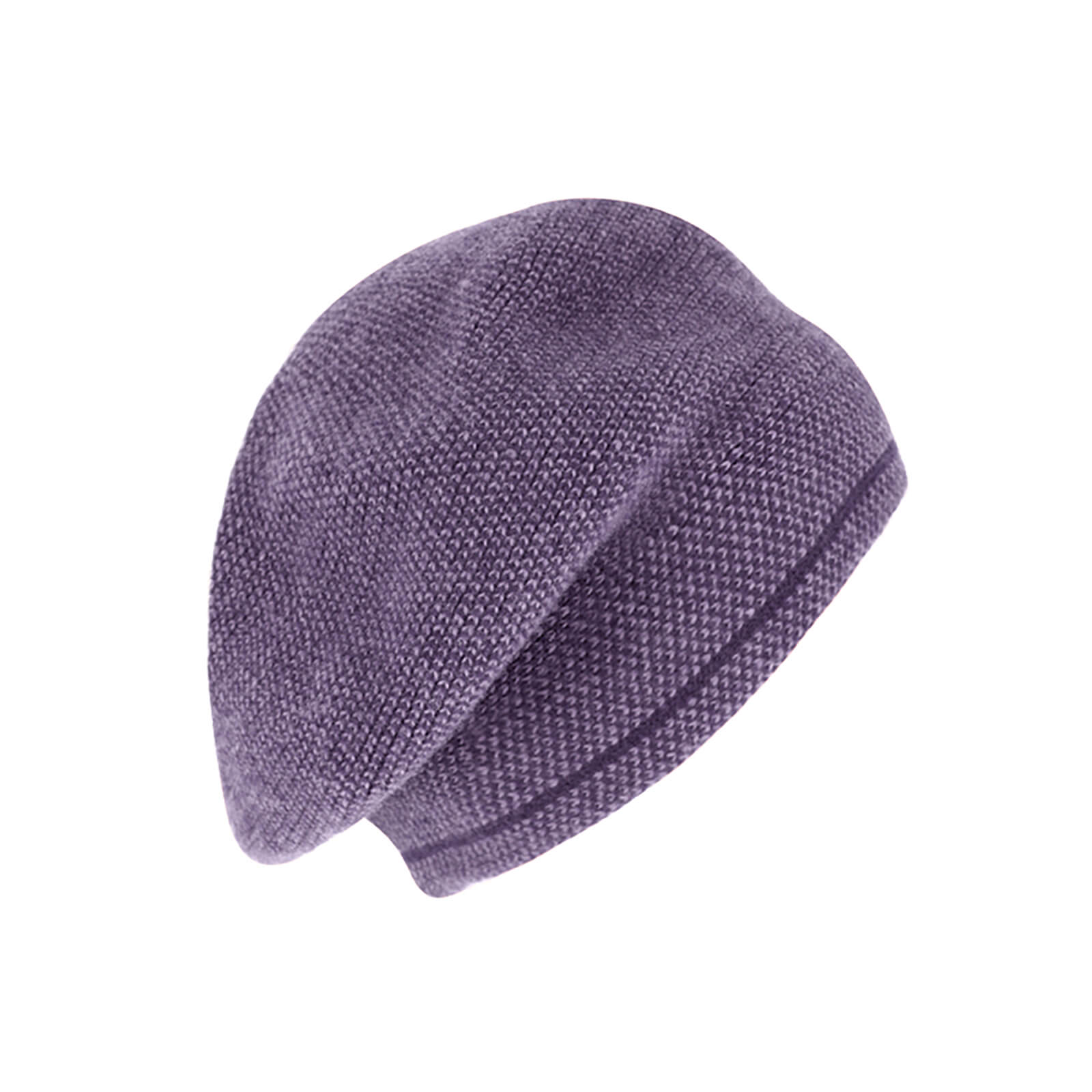 Fiebig Strickmütze Baske Wolle melange