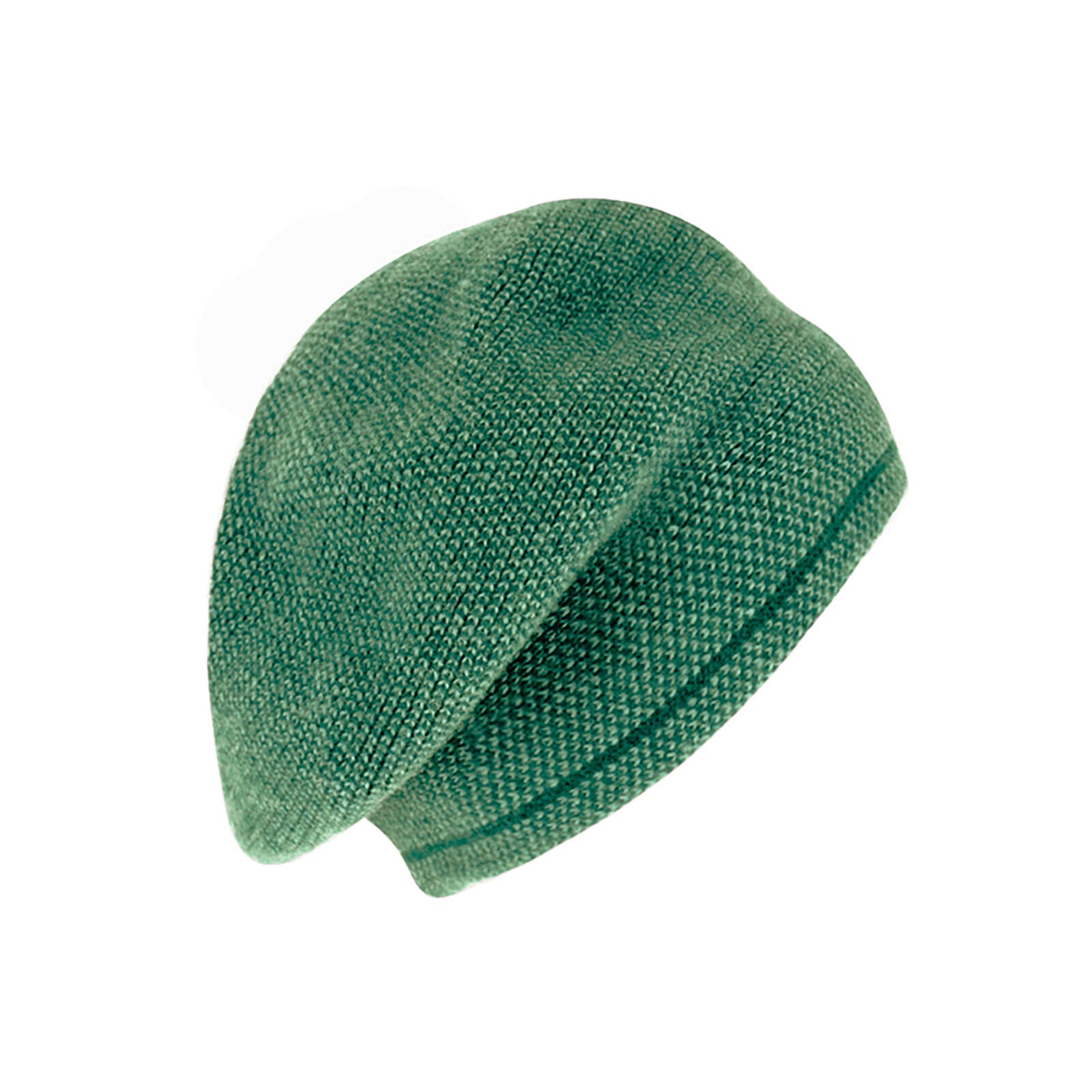 Fiebig Strickmütze Baske Wolle melange