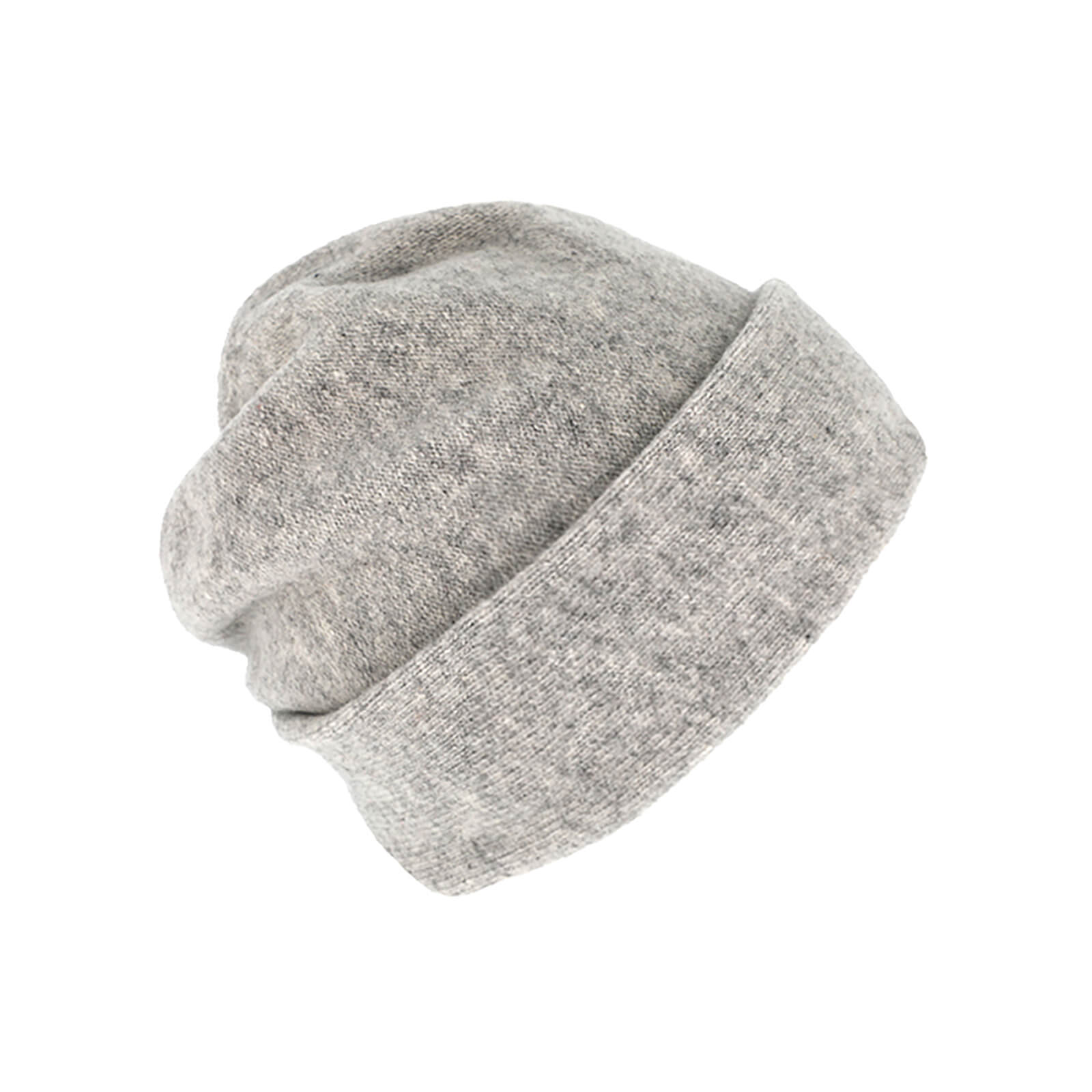 Fiebig Stoffmütze Beanie Wollfilz mit Umschlag uni