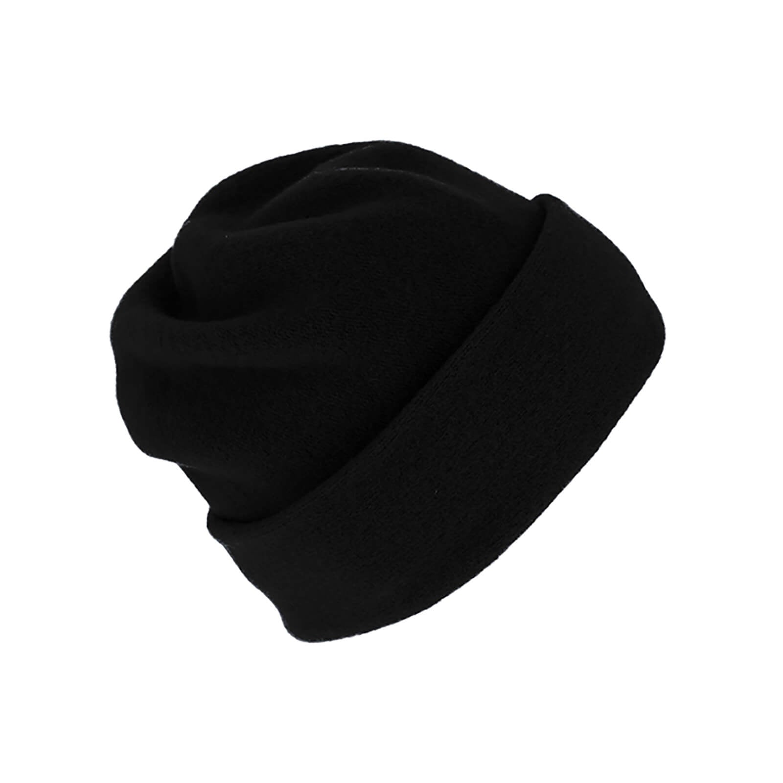 Fiebig Stoffmütze Beanie Wollfilz mit Umschlag uni