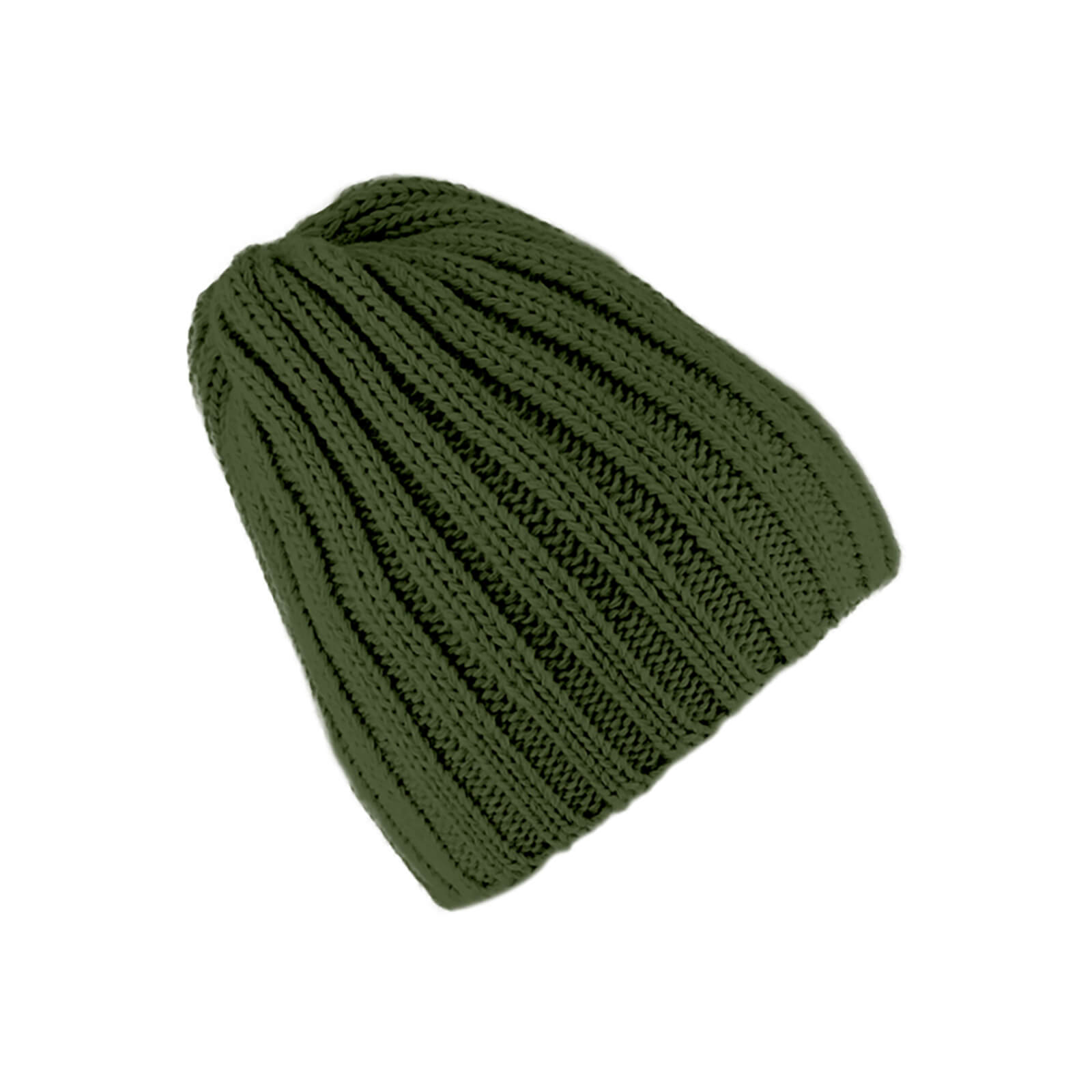 Fiebig Strickmütze gerippt uni