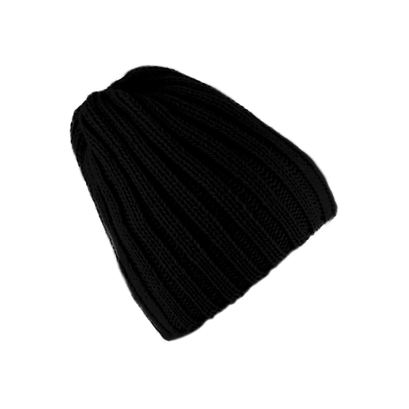 Fiebig Strickmütze gerippt uni