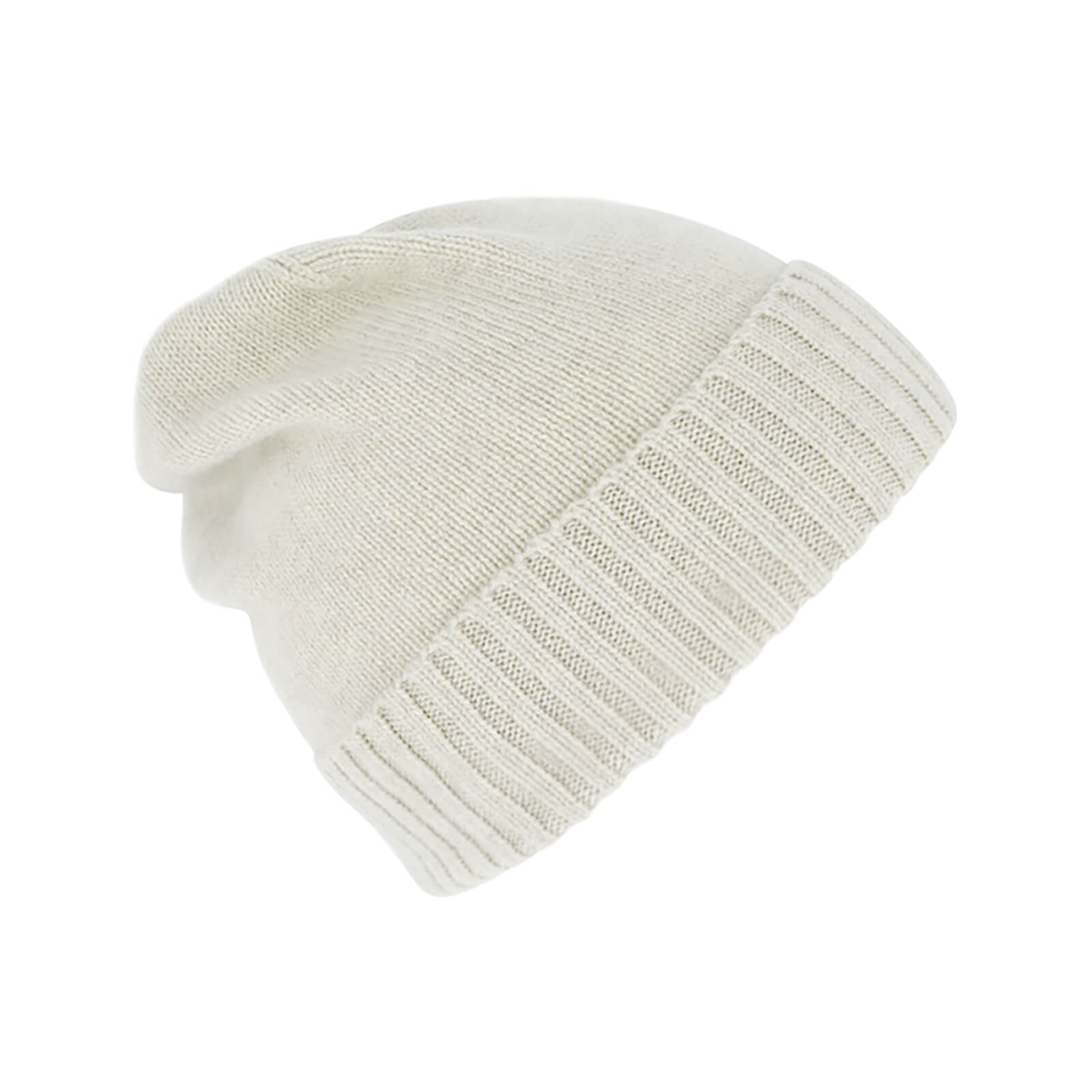 Fiebig Strickmütze Beanie Kaschmir uni