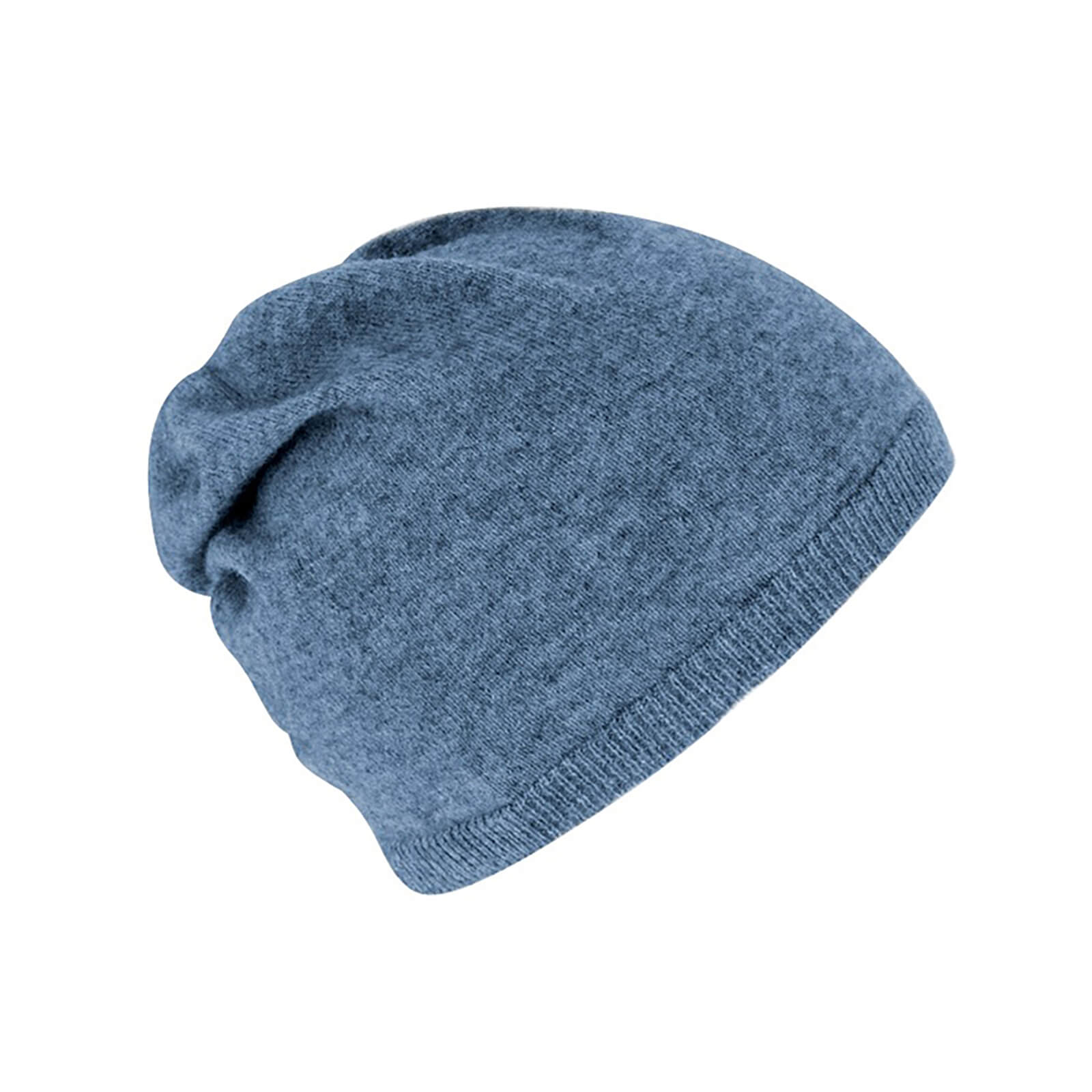 Fiebig Strickmütze Beanie Kaschmir uni
