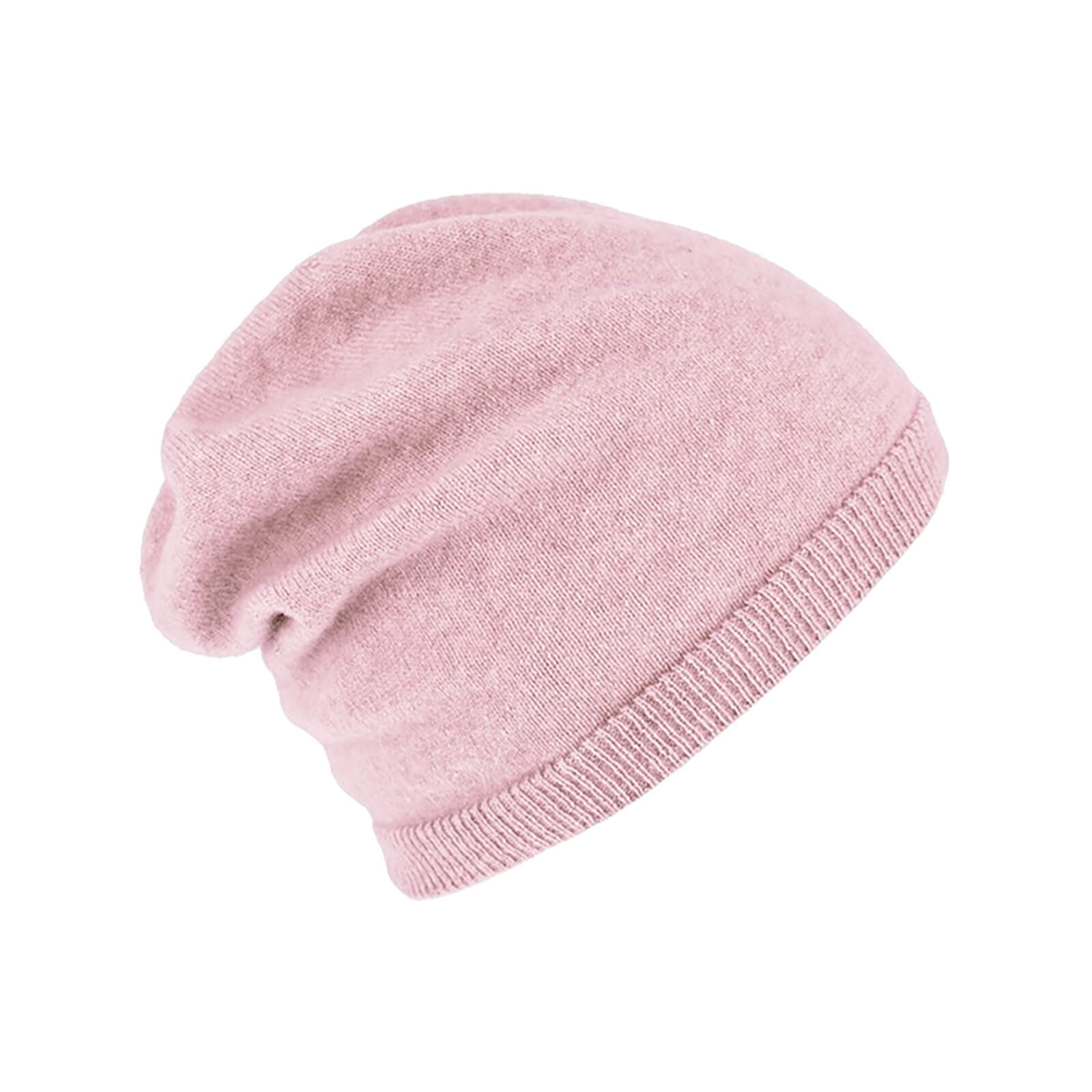 Fiebig Strickmütze Beanie Kaschmir uni
