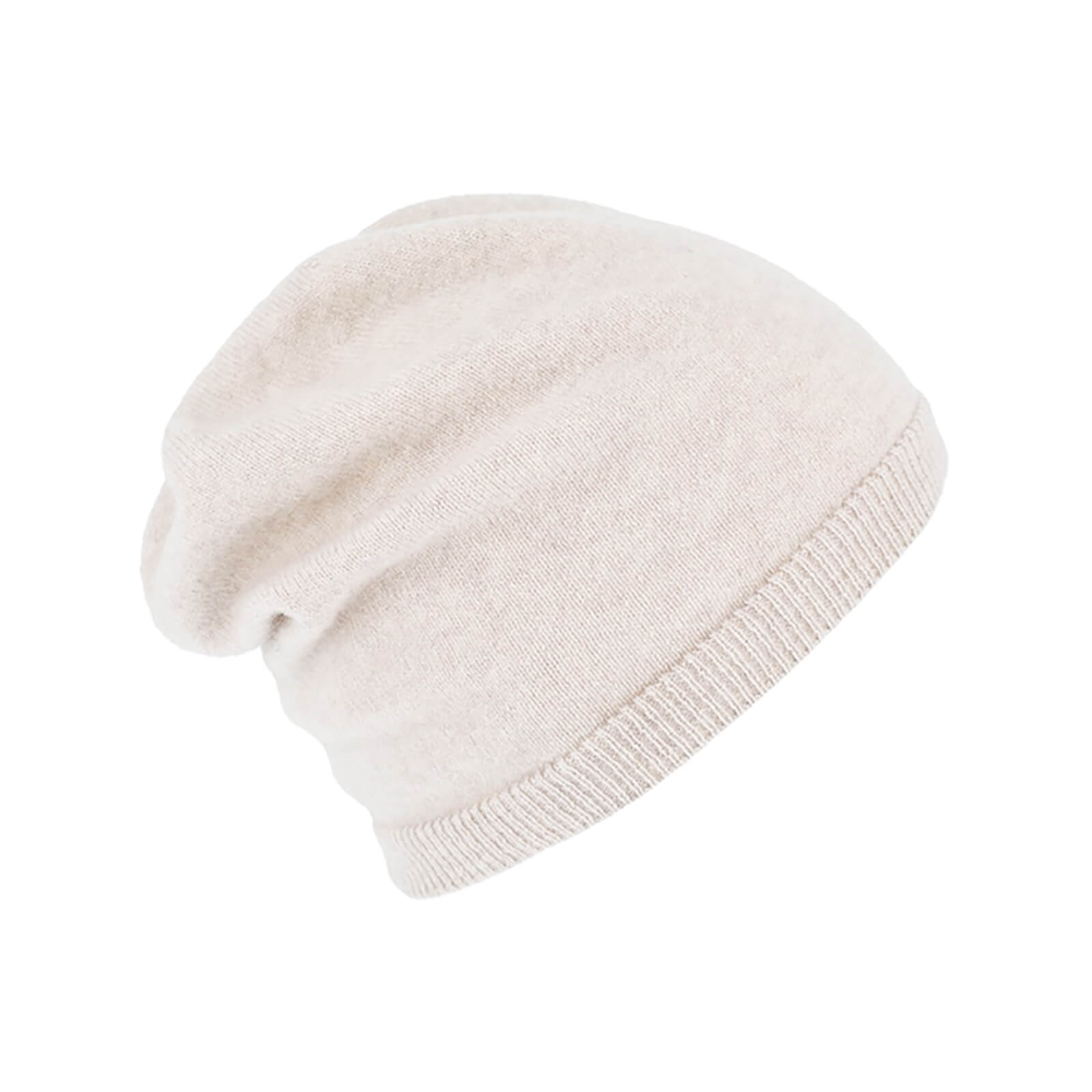 Fiebig Strickmütze Beanie Kaschmir uni