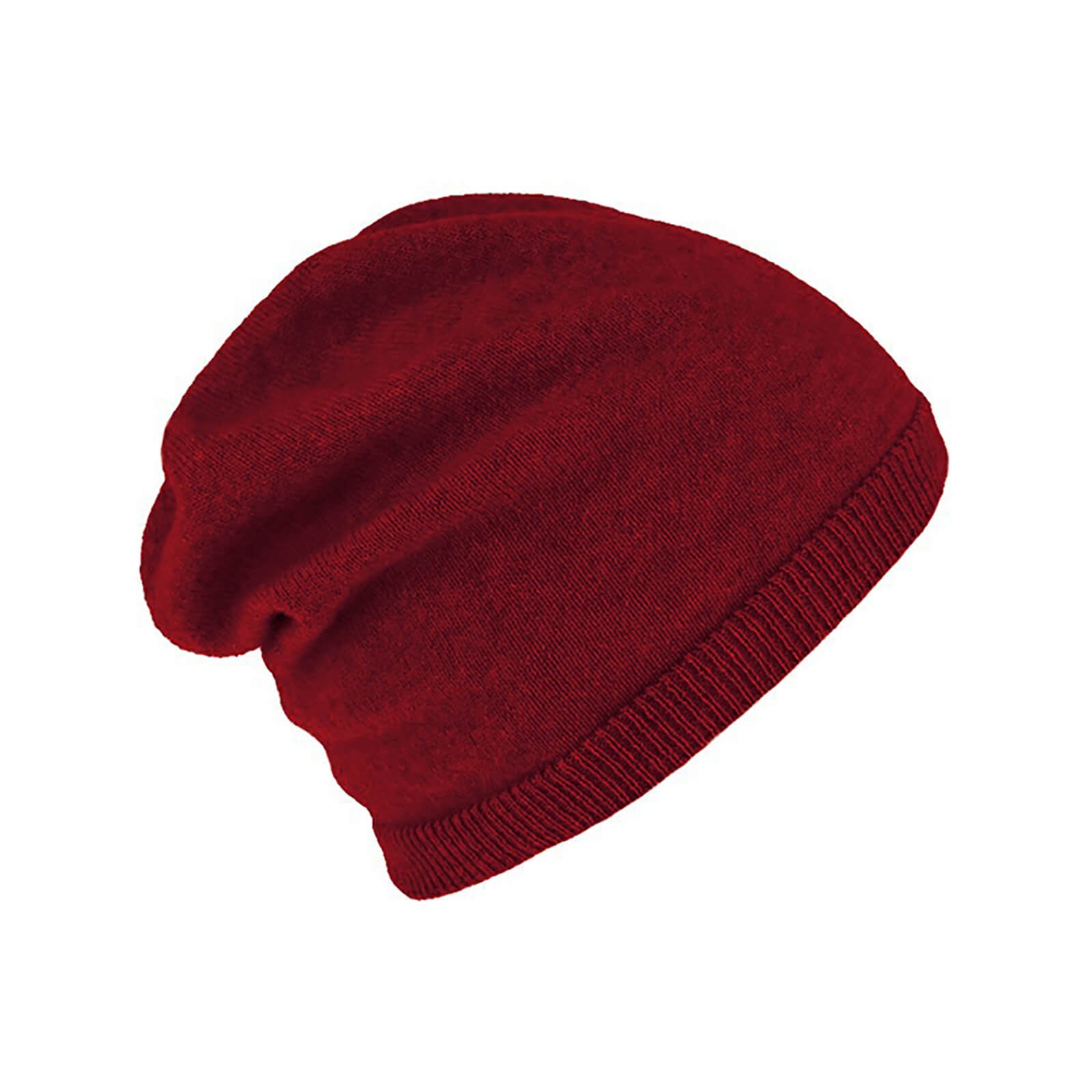 Fiebig Strickmütze Beanie Kaschmir uni
