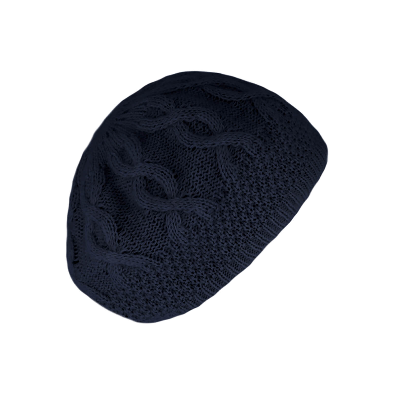 Fiebig Strickbaske Angora uni mit Zopfmuster