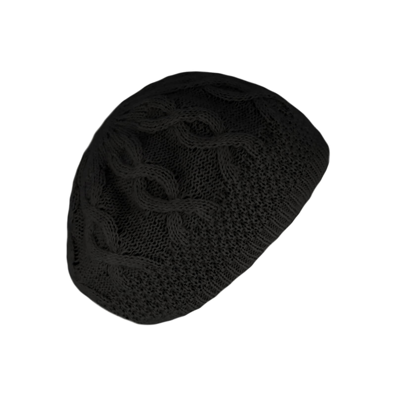 Fiebig Strickbaske Angora uni mit Zopfmuster
