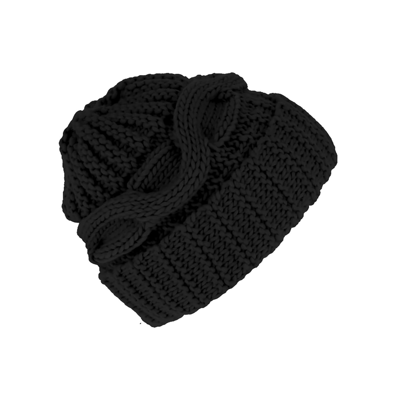 Fiebig Strickmütze mit Umschlag uni