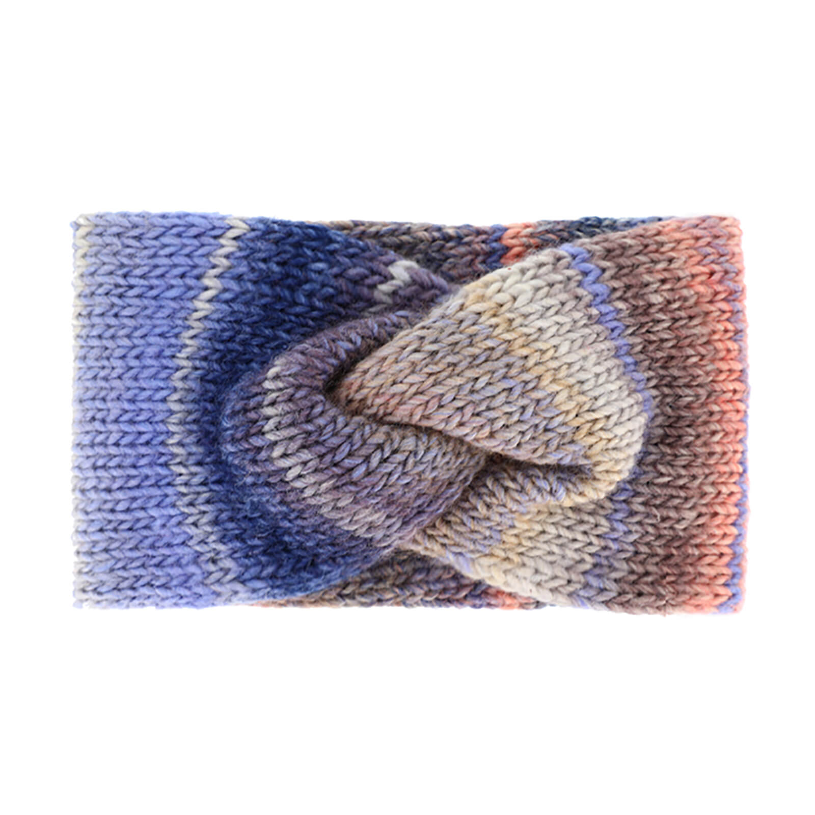 Fiebig Strickstirnband melange gedreht