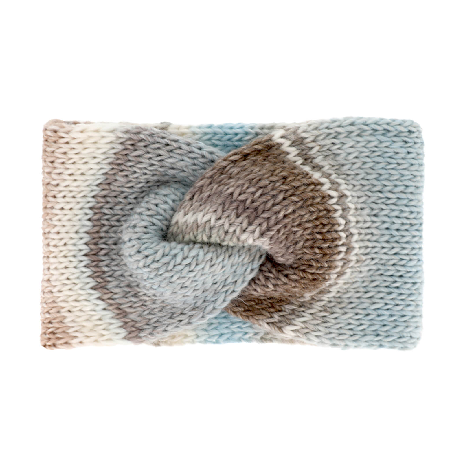 Fiebig Strickstirnband melange gedreht