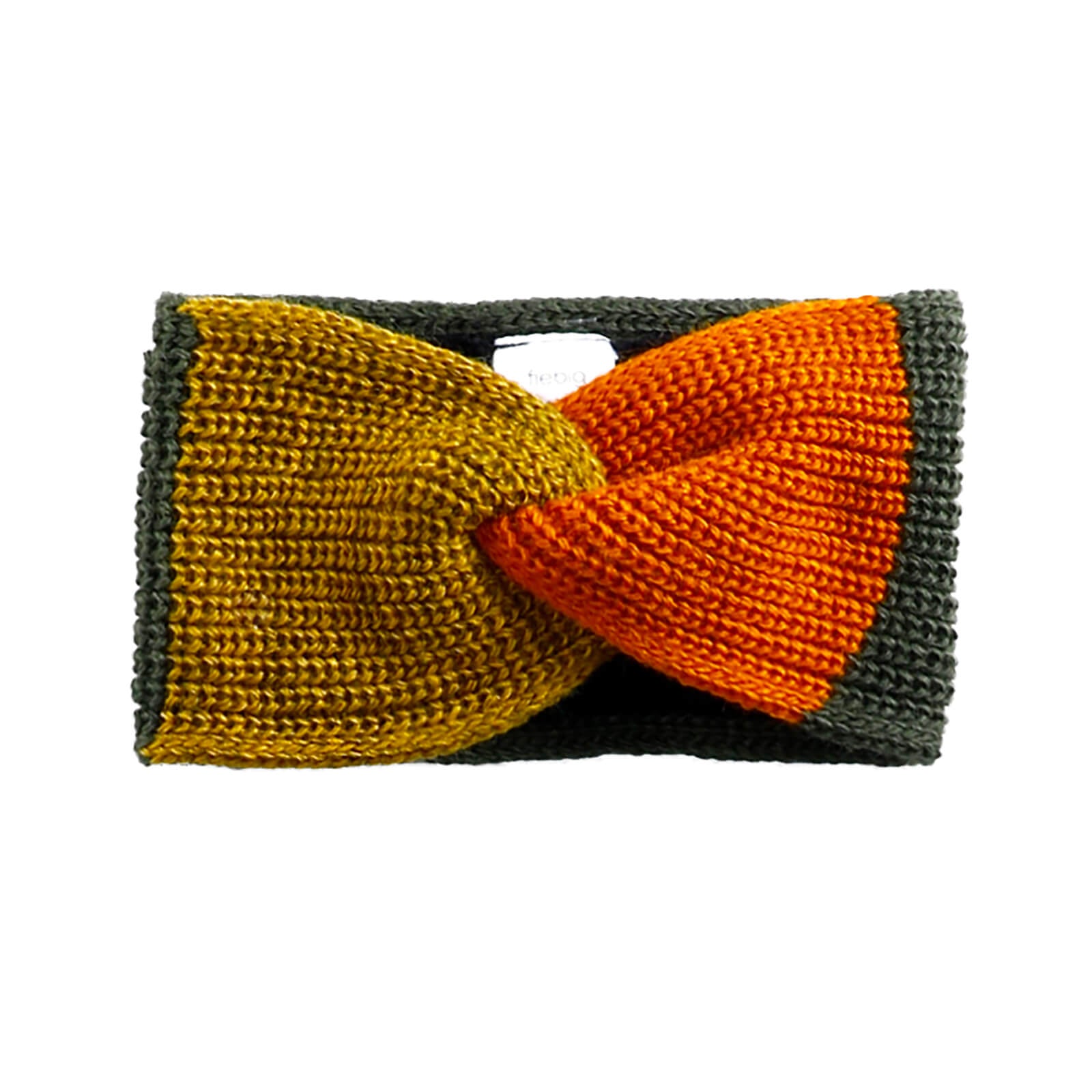 Fiebig Strickstirnband Wolle mehrfarbig gedreht