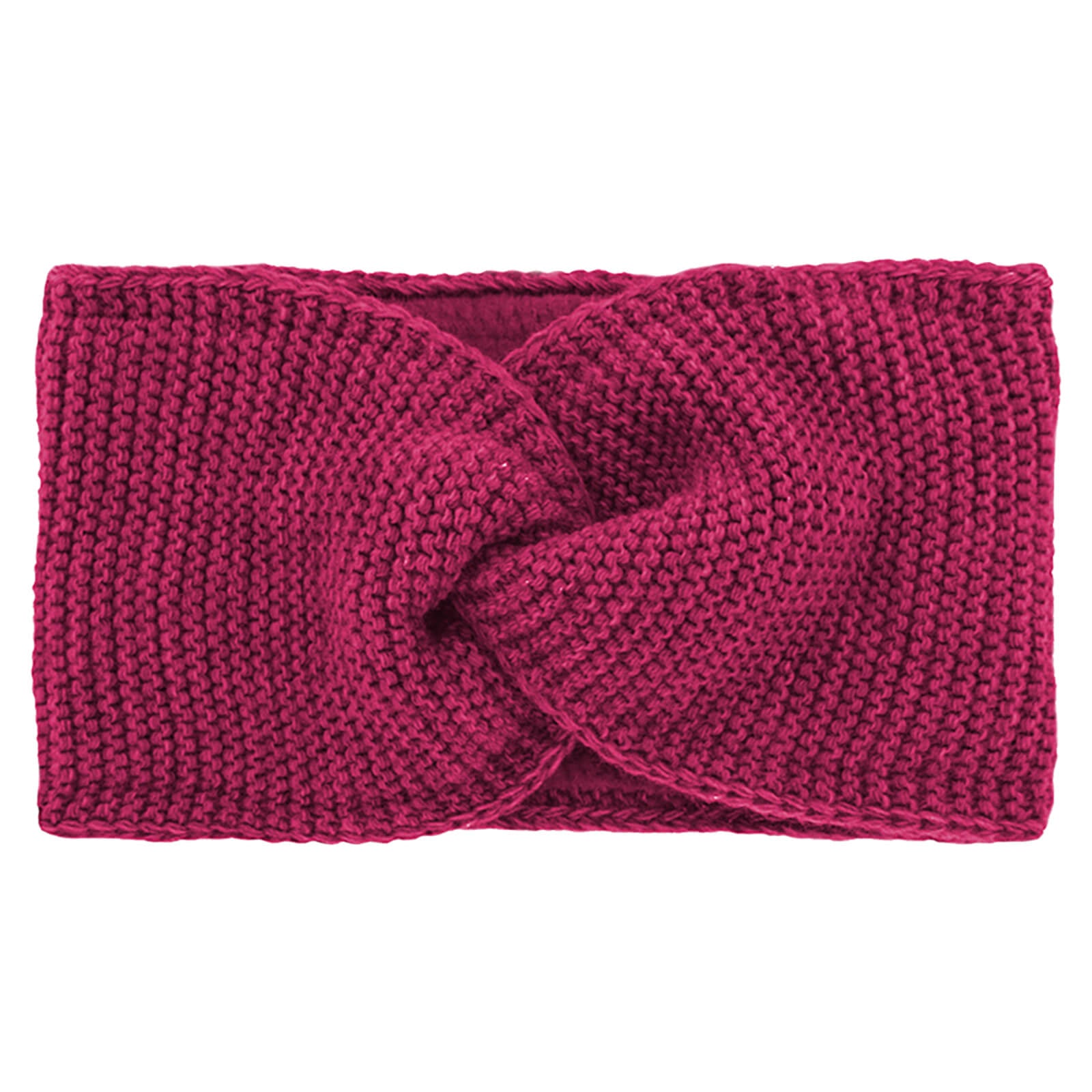 Fiebig Strickstirnband Wolle uni gedreht