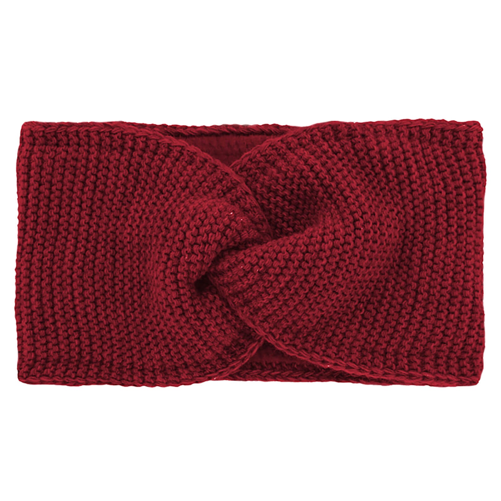 Fiebig Strickstirnband Wolle uni gedreht