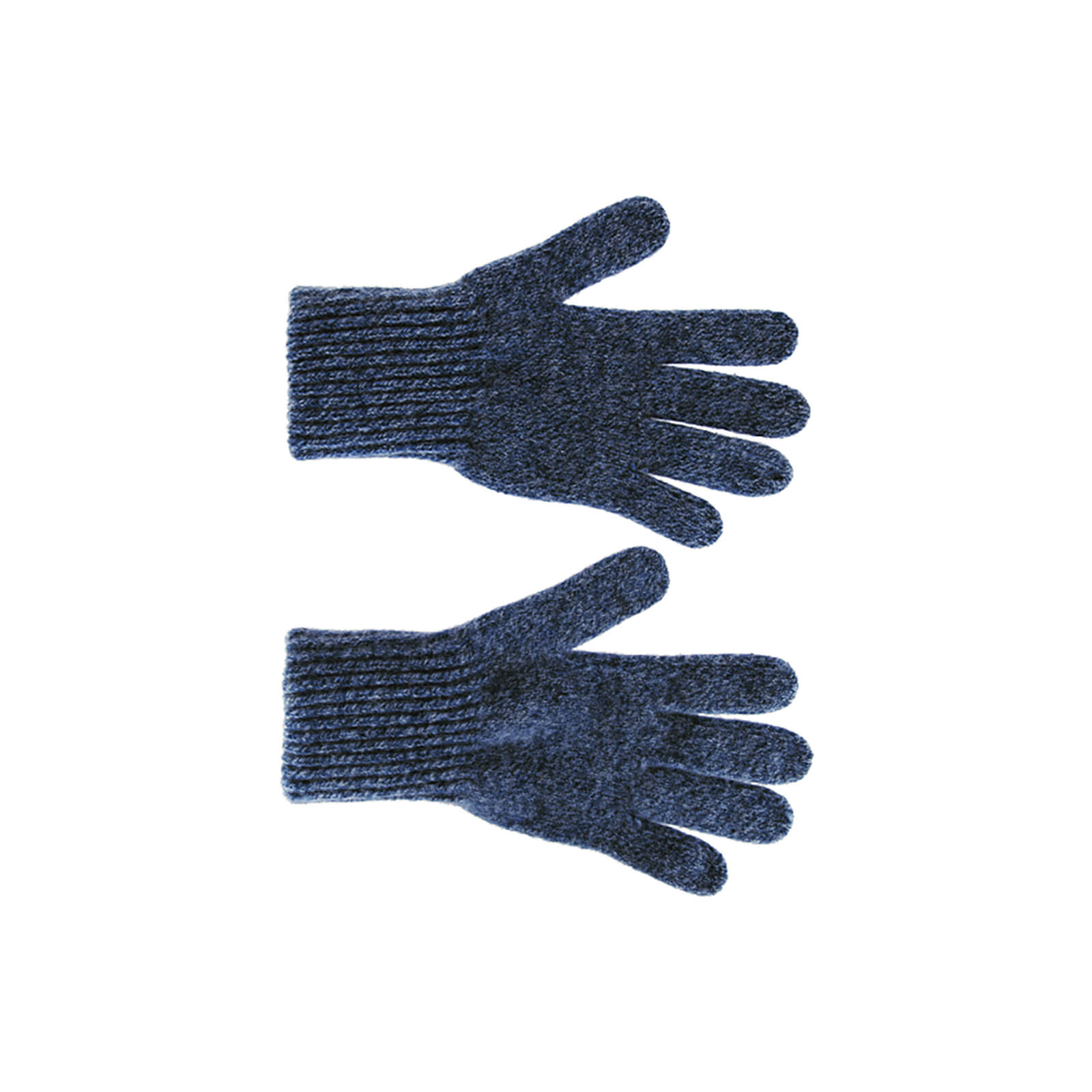Fiebig Handschuhe Wolle Feinstrick melange