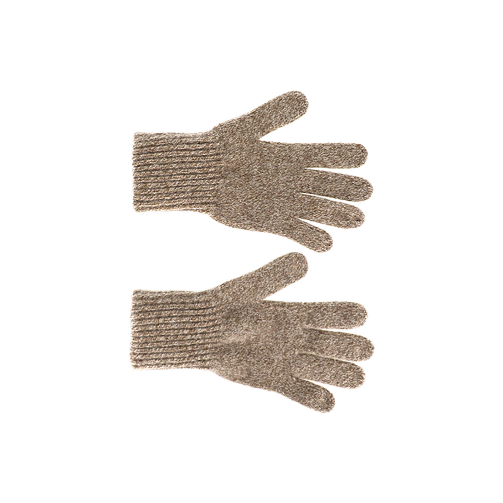 Fiebig Handschuhe Wolle Feinstrick melange