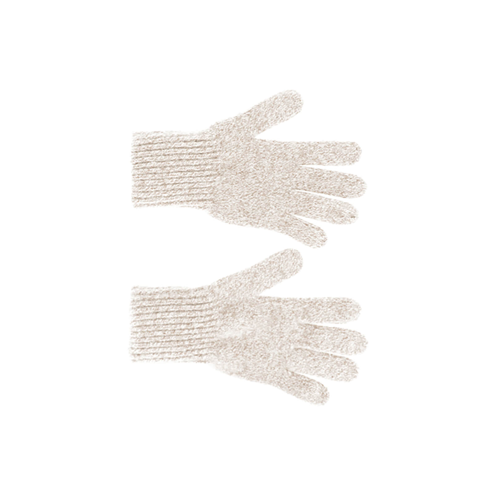 Fiebig Handschuhe Wolle Feinstrick melange