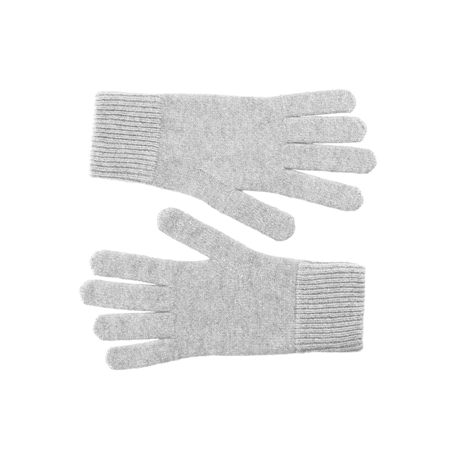 Fiebig Strickhandschuhe Kaschmir uni