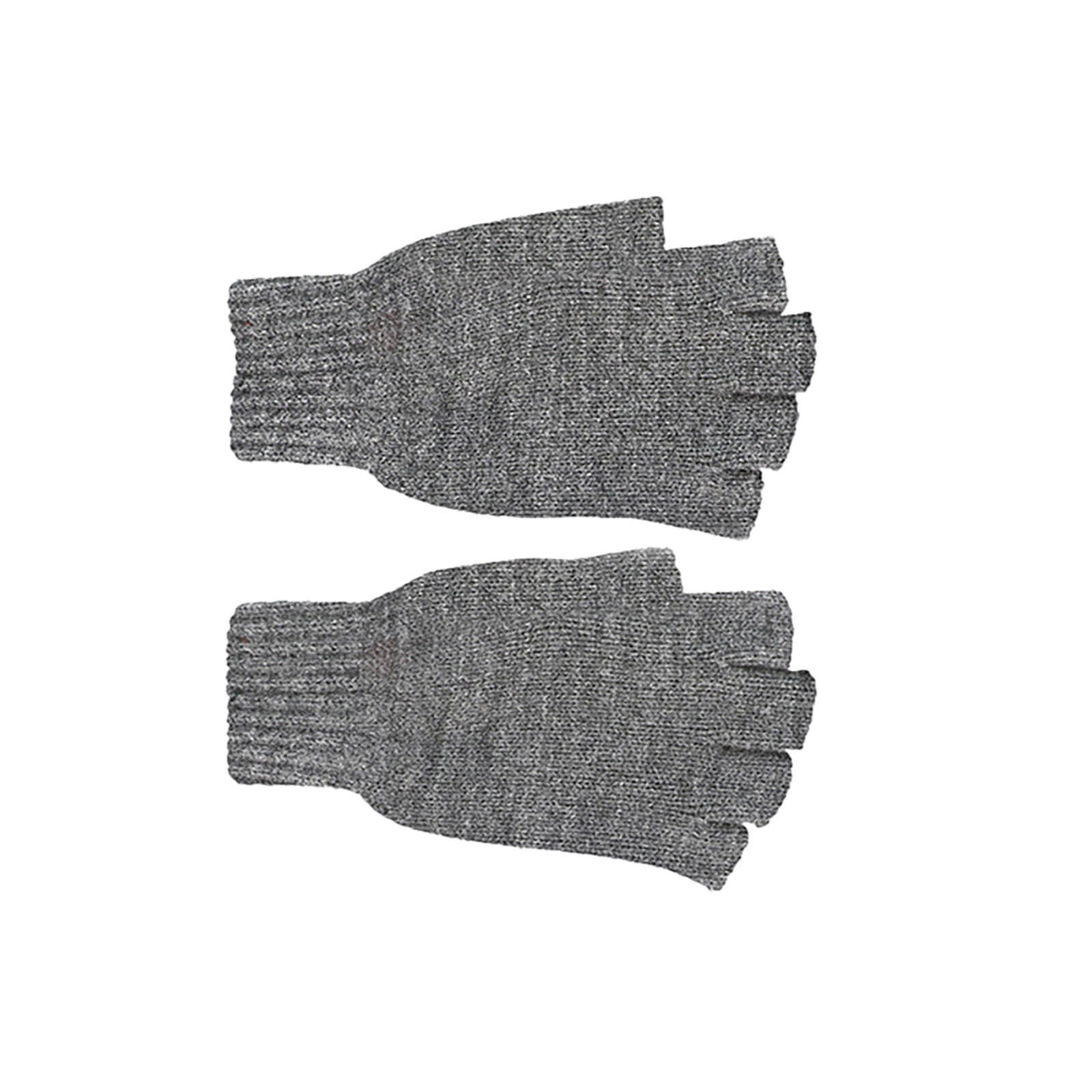 Fiebig Strickhandschuhe uni ohne Fingerspitzen