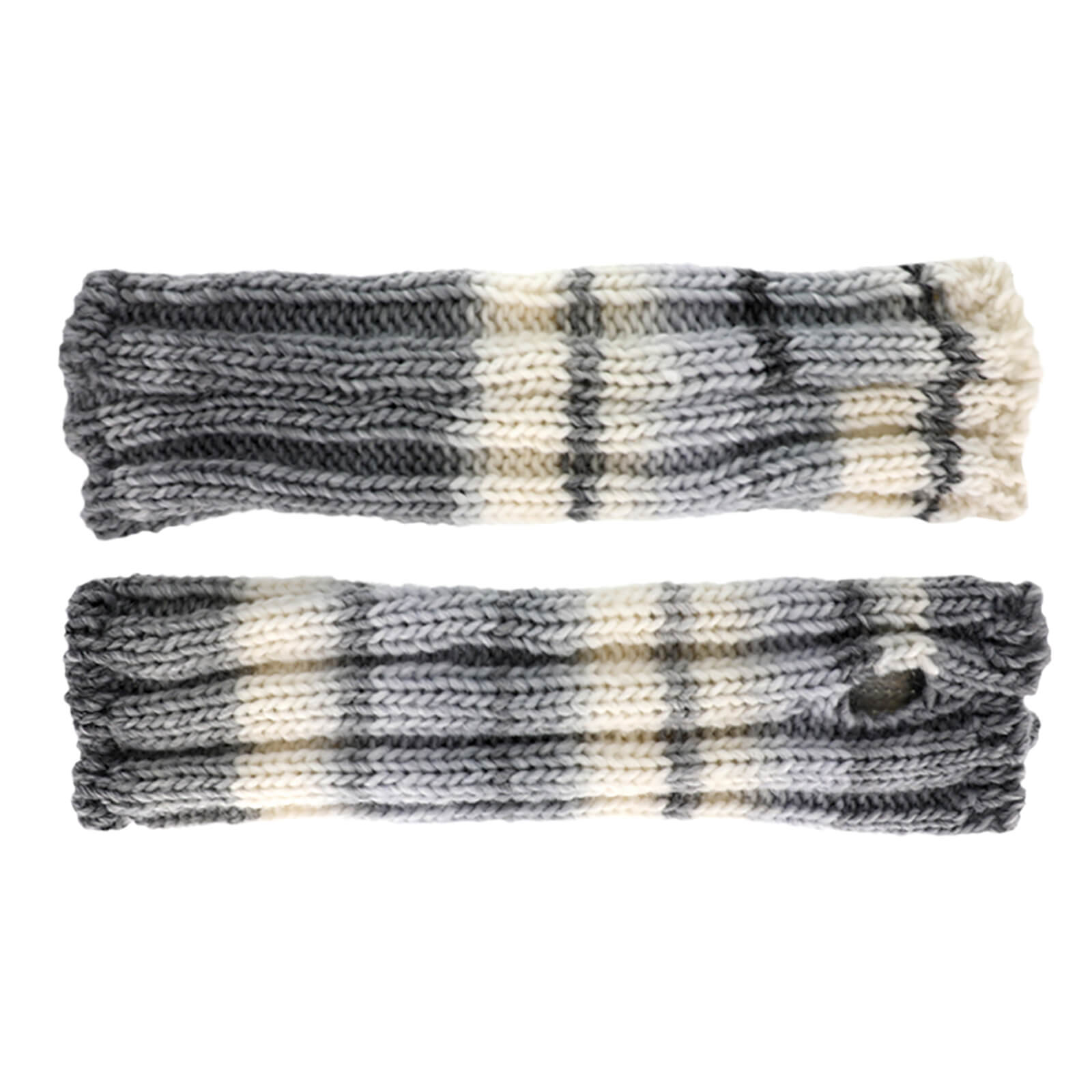 Fiebig Strickarmstulpen melange mit Daumenloch