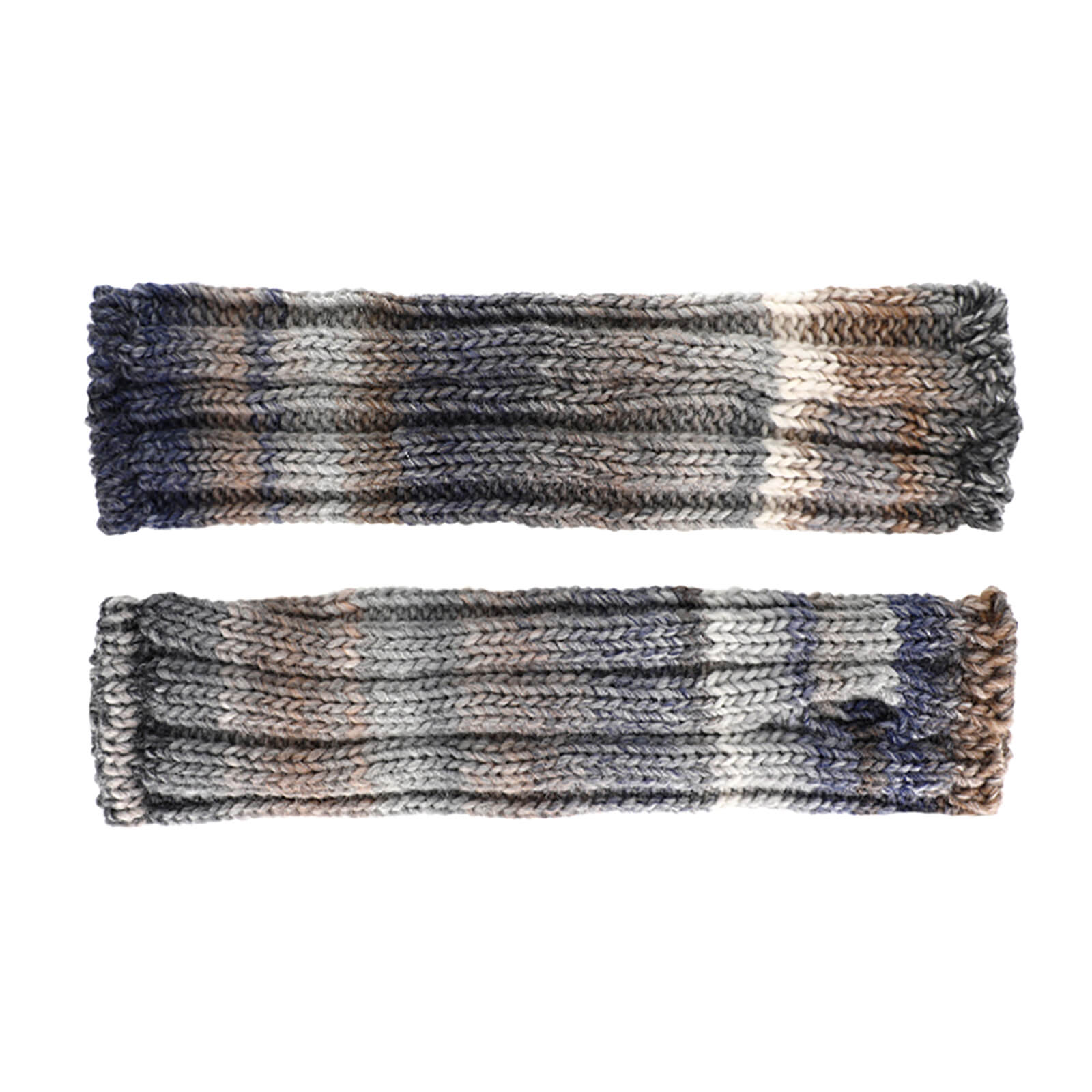 Fiebig Strickarmstulpen melange mit Daumenloch