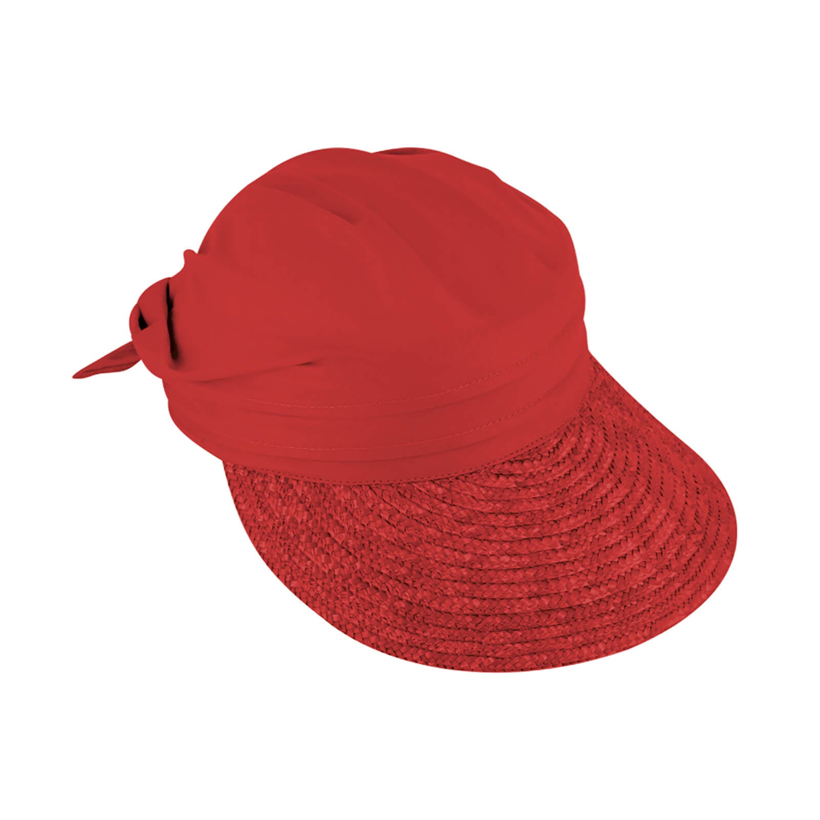 Fiebig Visor Stroh mit Stoffkrone