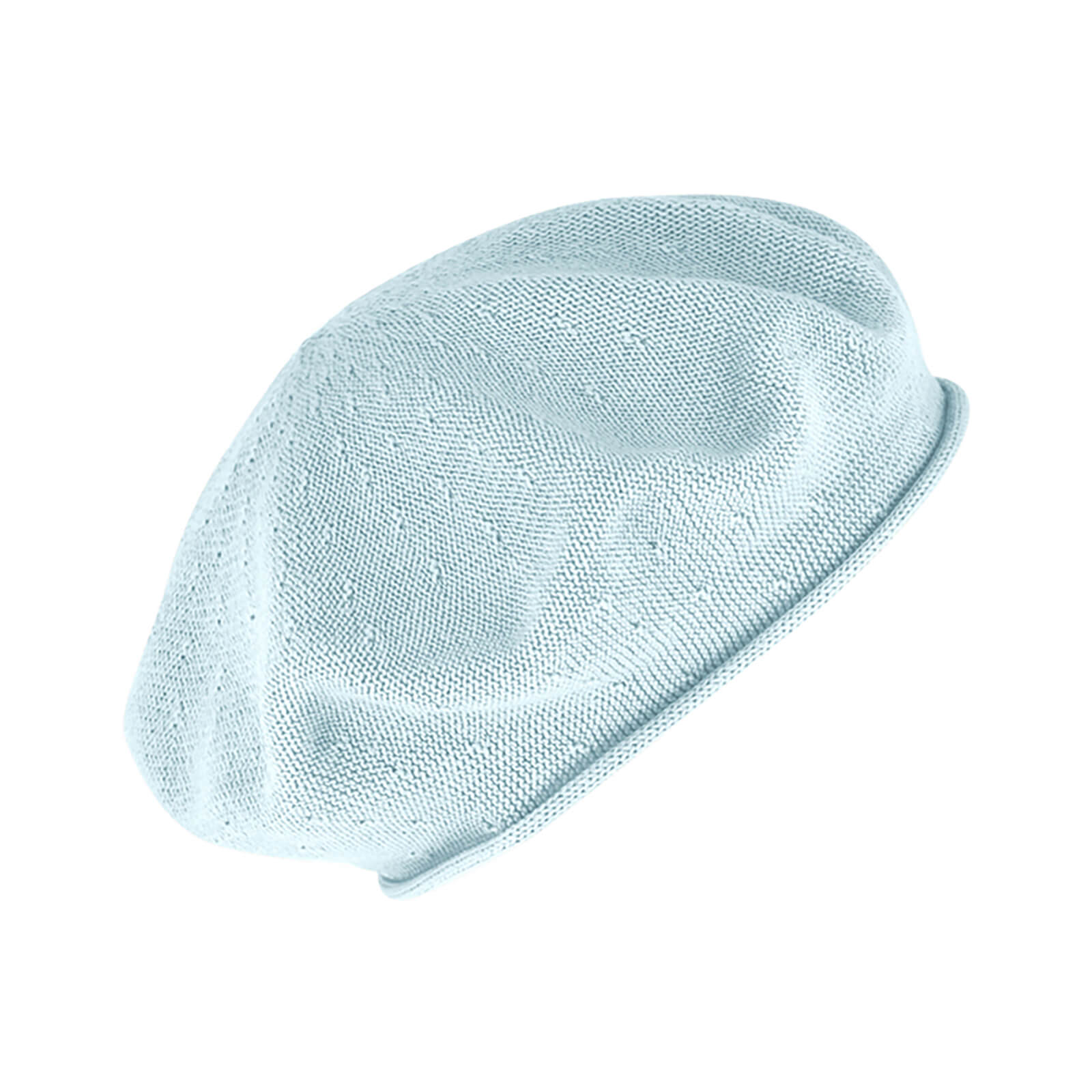 Fiebig Strickbaske uni mit Rollrand